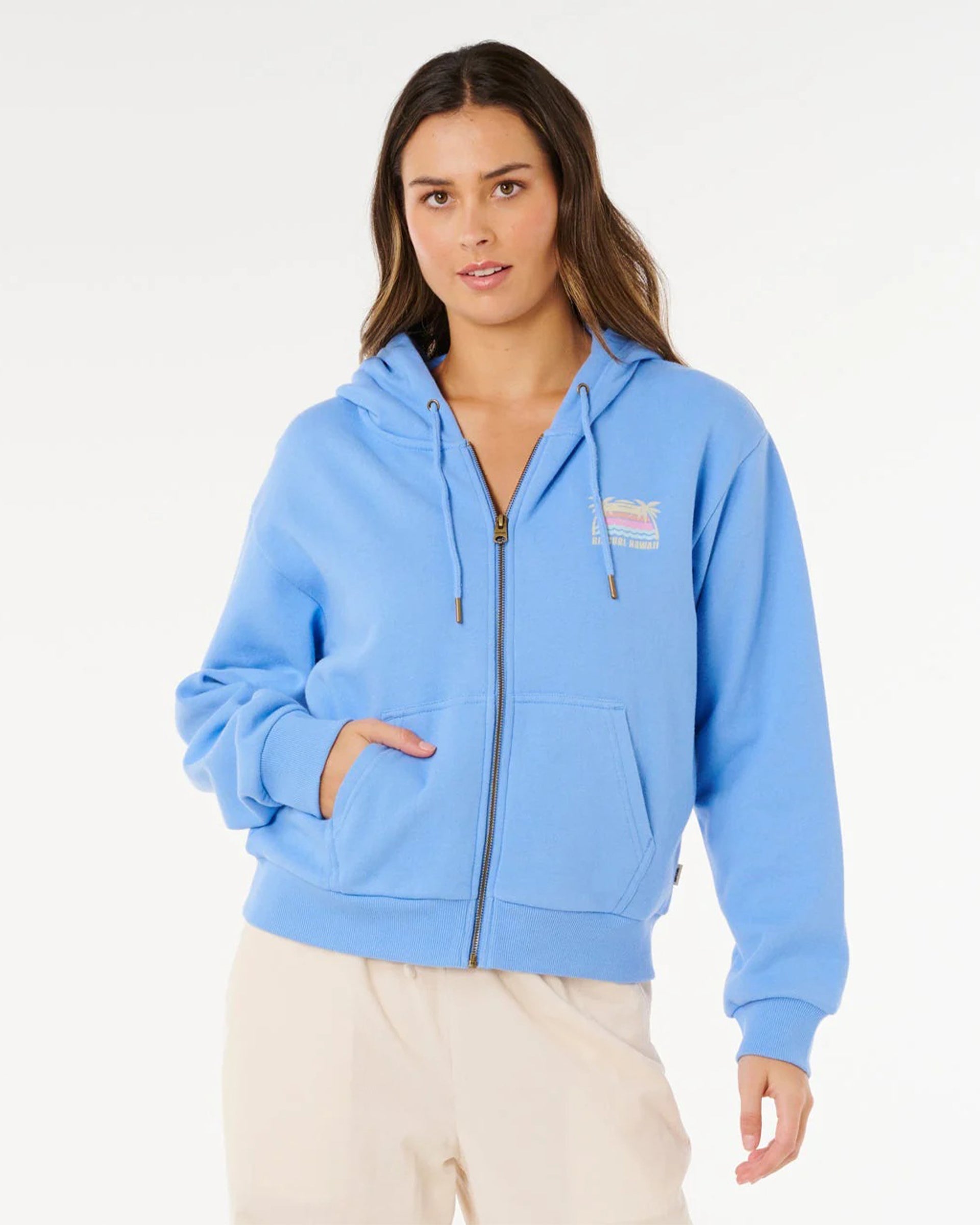 Rip Curl Women's Aloha Zip Thru Hoodie - $74.95 at Jack's Surfboards