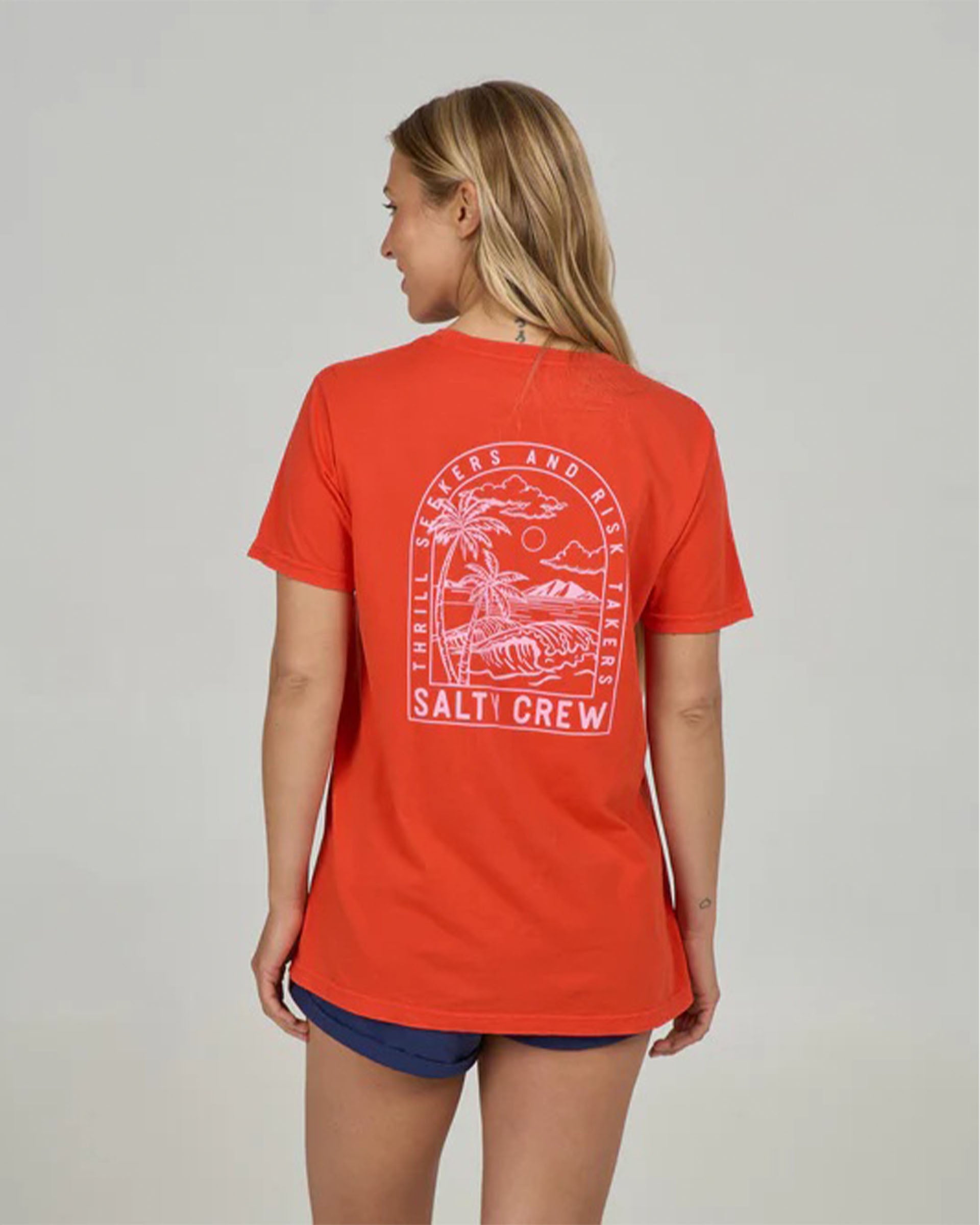 Archway Boyfriend S/S T-Shirt - Chili Pepper