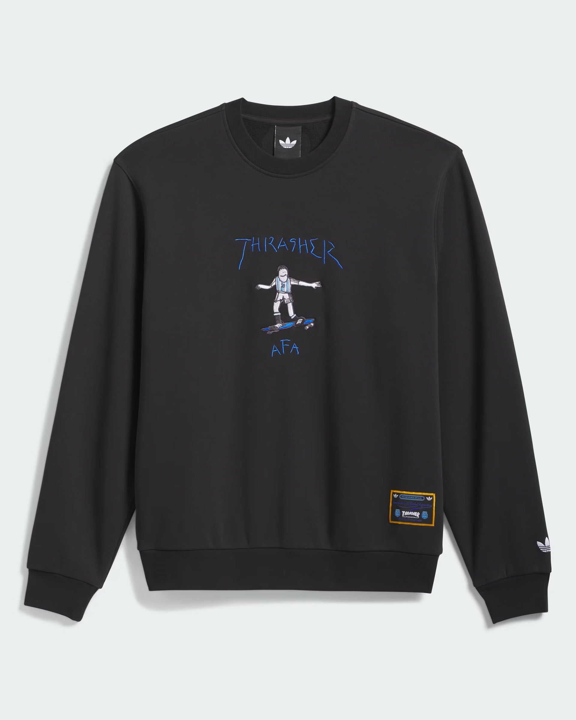 Argentina x Thrasher Crewneck Sweatshirt - Black