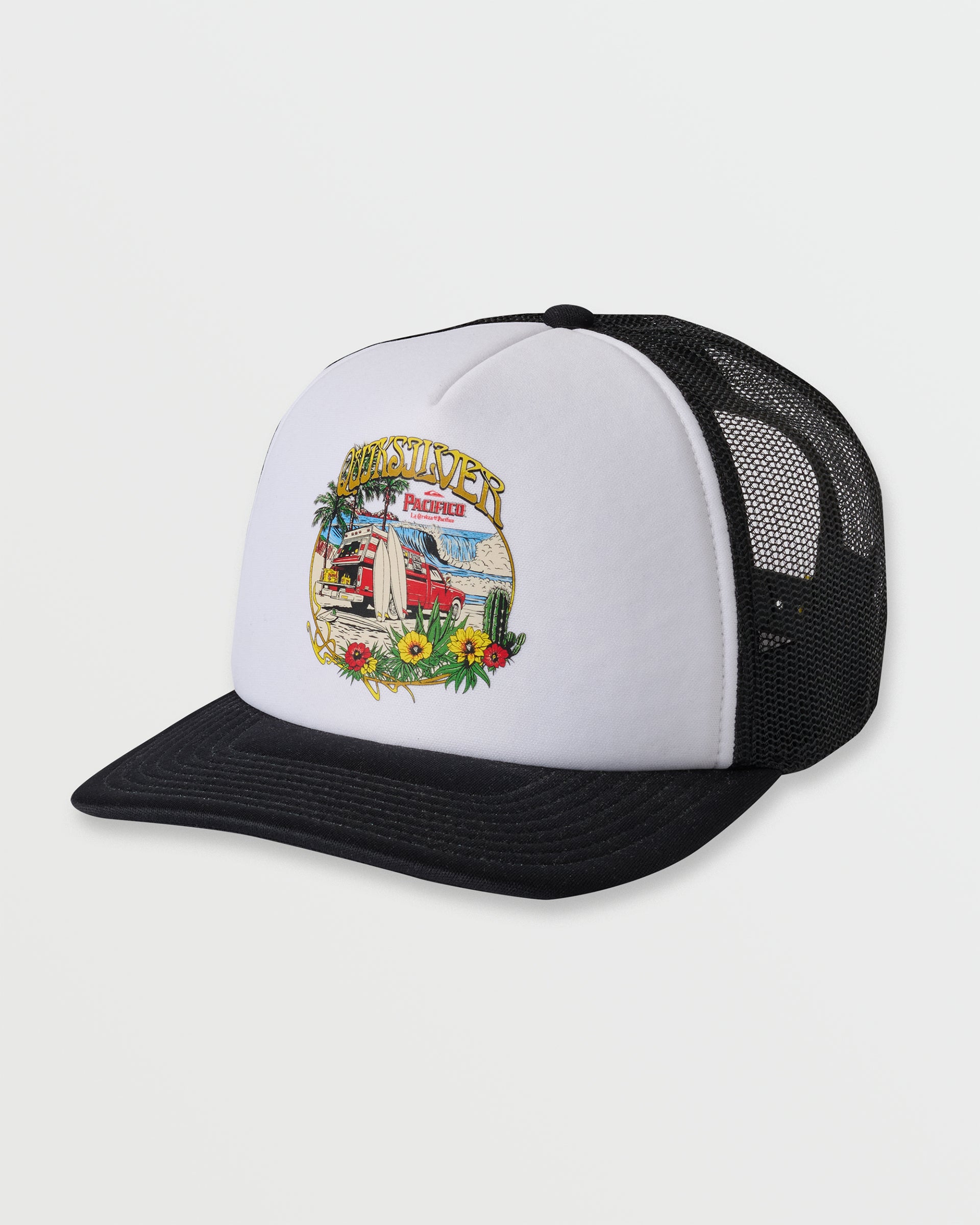 Quiksilver Baja Beach Trucker Hat - White - $29.00 at Jack's Surfboards