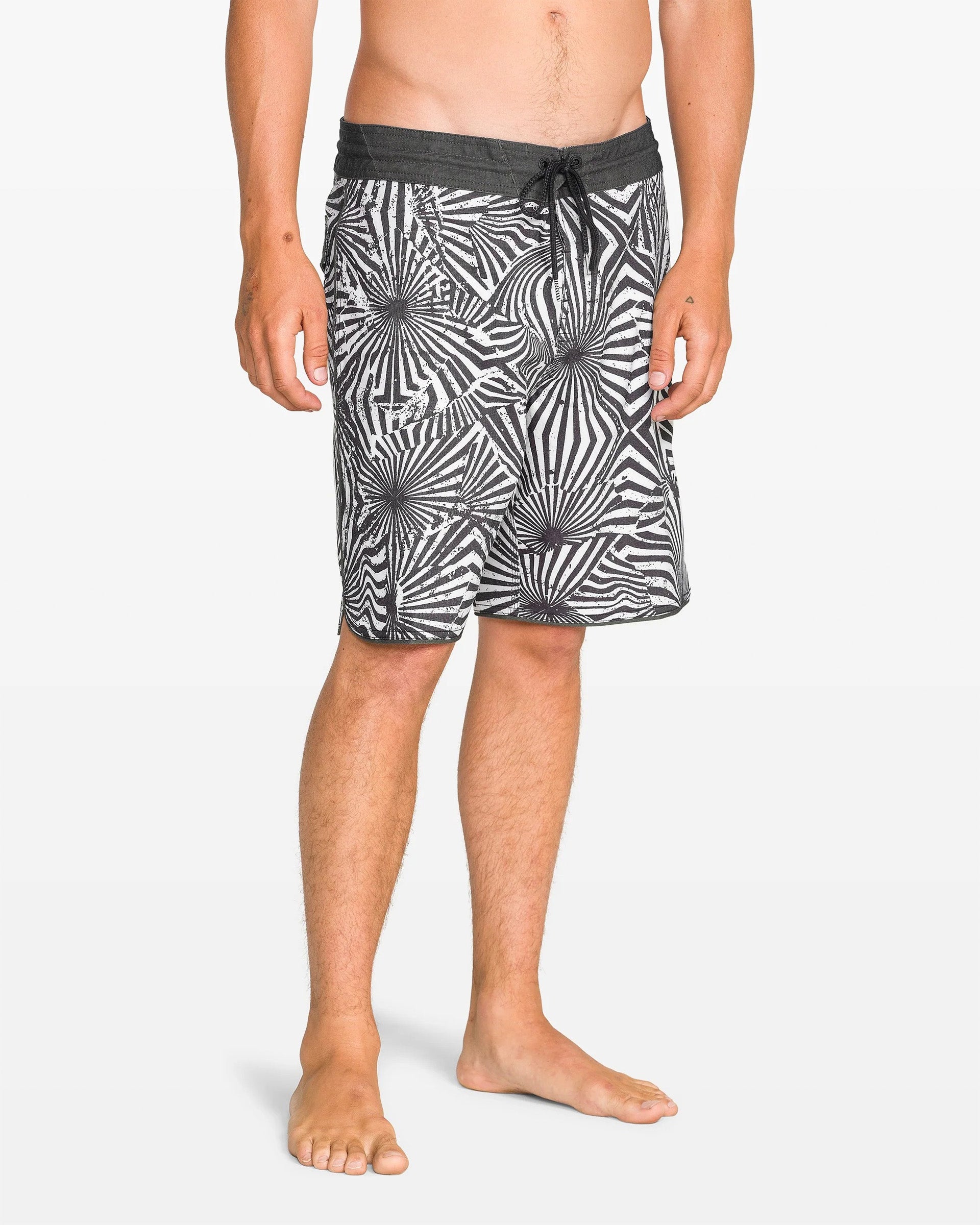Volcom Barnacle Scallop Stoney 19" Boardshorts - Off White - $70.00 at Jack's Surfboards
