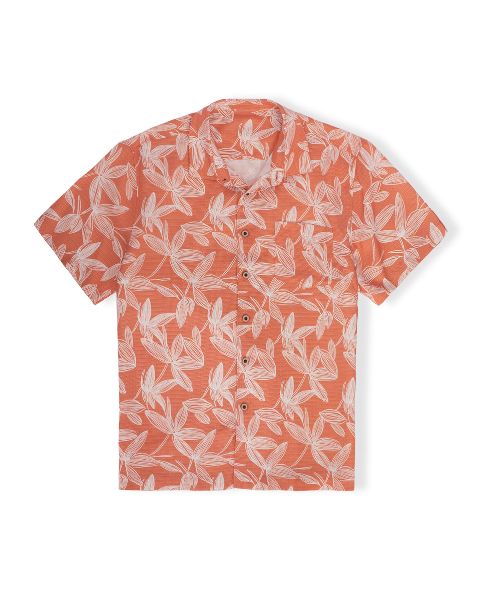 Bart S/S Shirt - Coral