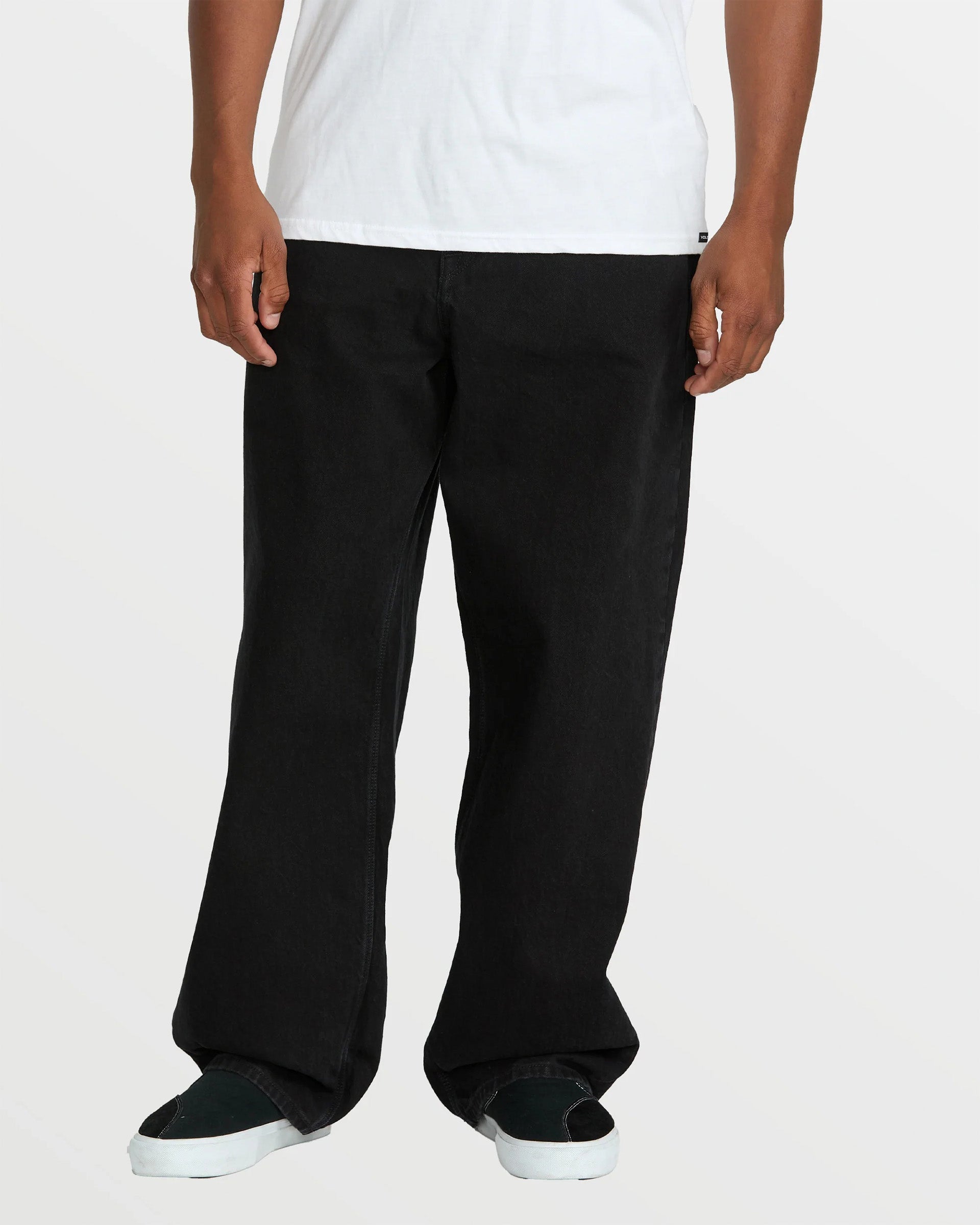 Billow Denim Pants - New Black