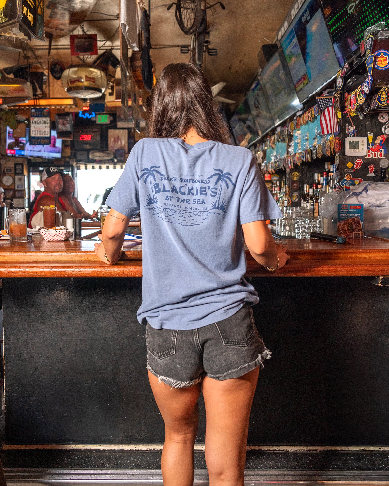 Jack's Surfboards Blackies S/S Tee - Blue Jean - $29.99 at Jack's Surfboards