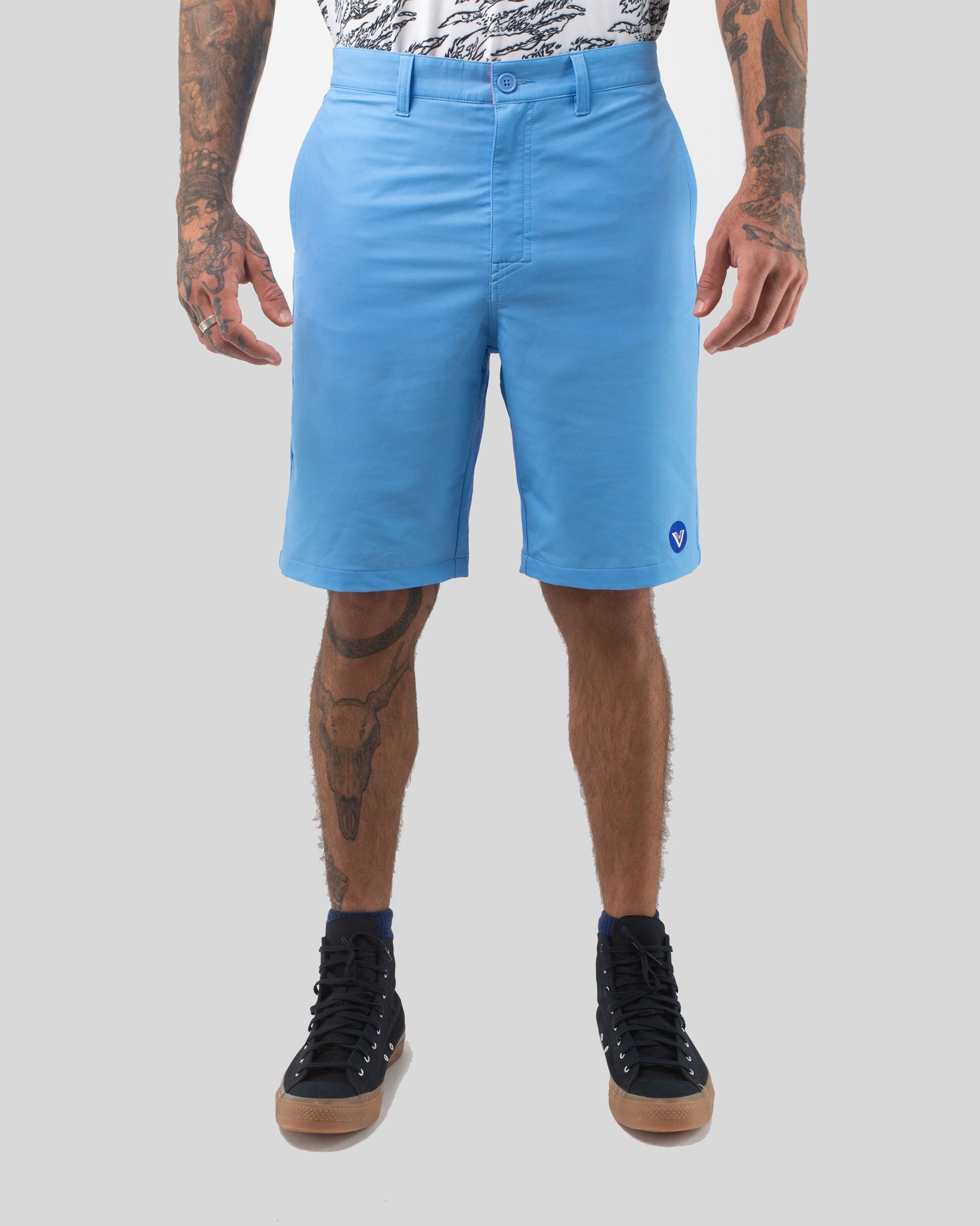 Blues Hybrid Short - Soft Blue