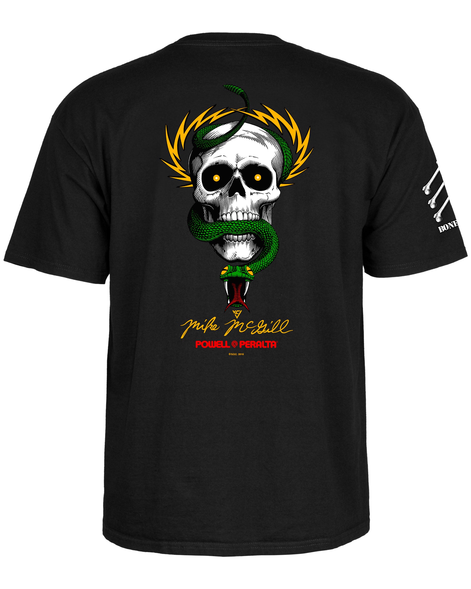 Powell Peralta Bones Brigade Mike McGill S/S Tee Series 17 - Black - $38.95 at Jack's Surfboards