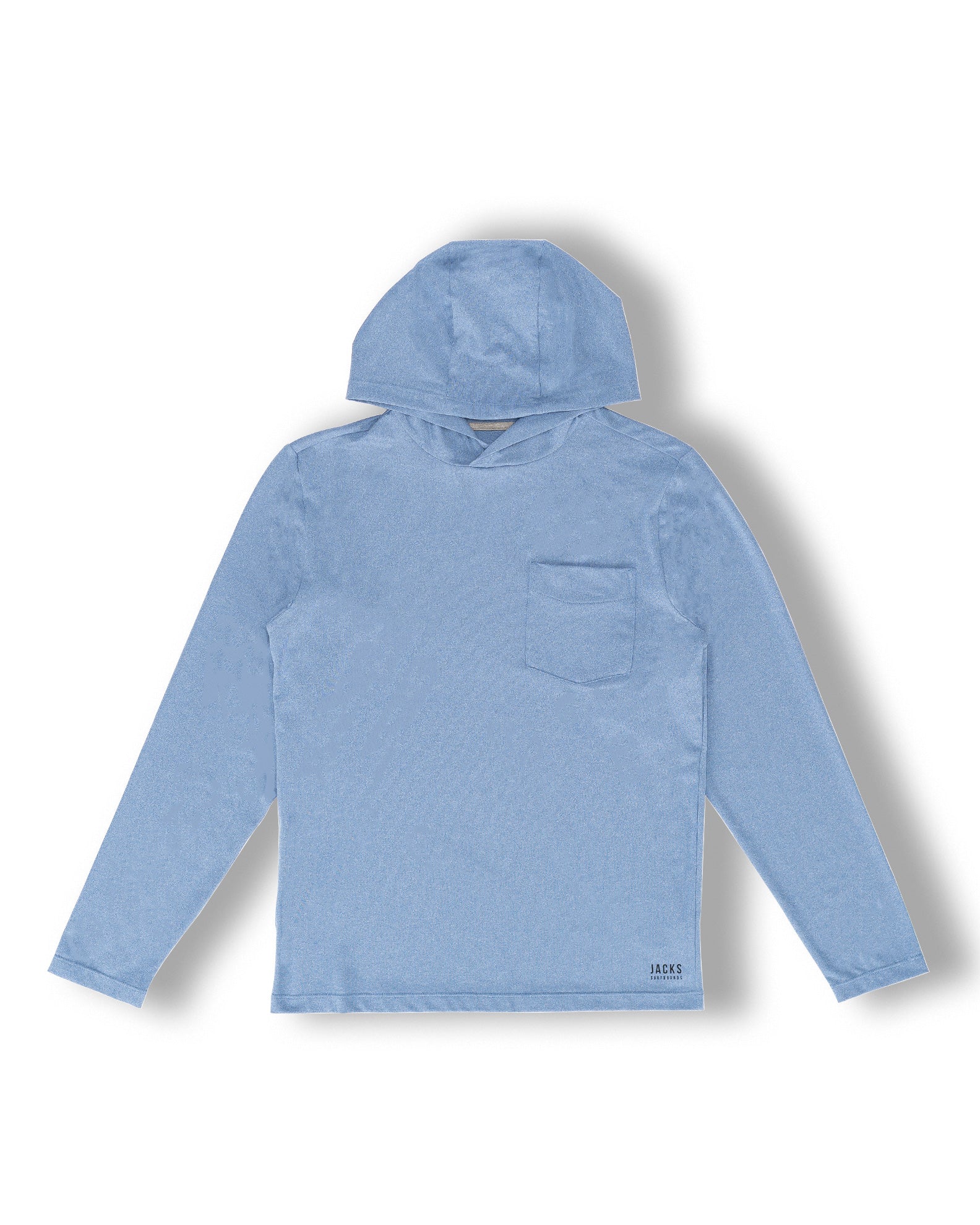 Jack's Surfboards Boy's Campton L/S Fitness Hooded Tee - Light Blue - $34.00 at Jack's Surfboards