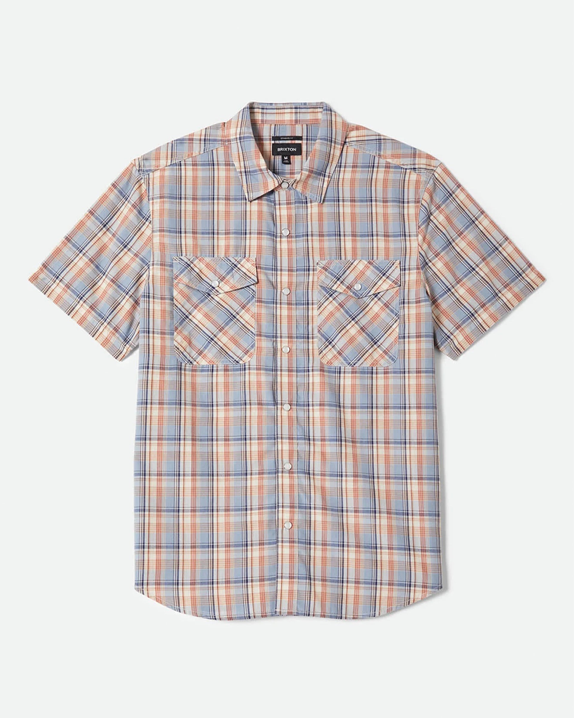 Breezy Wayne S/S Shirt - Blue Multi Plaid