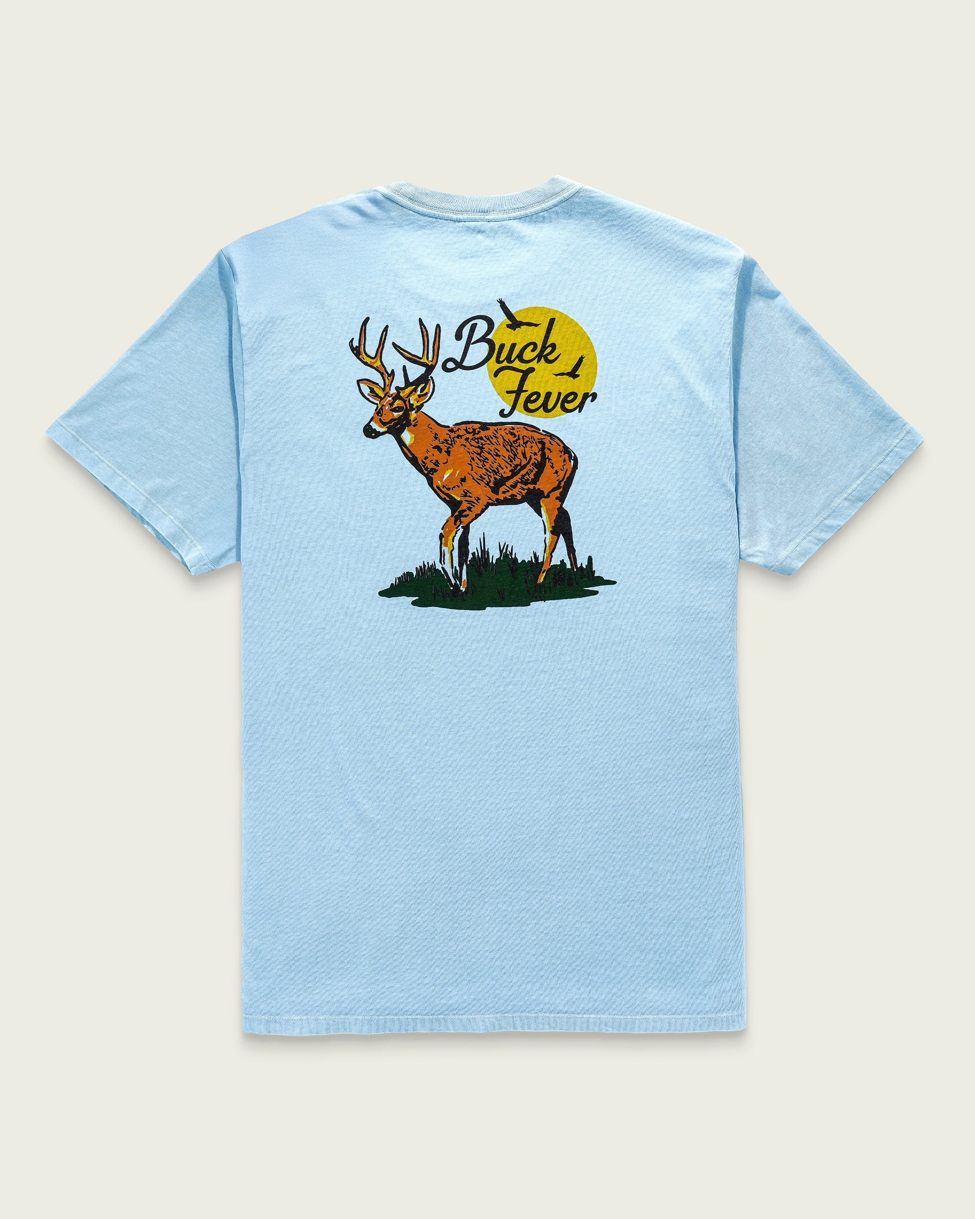 Buck Fever S/S T-Shirt - Hazy Blue