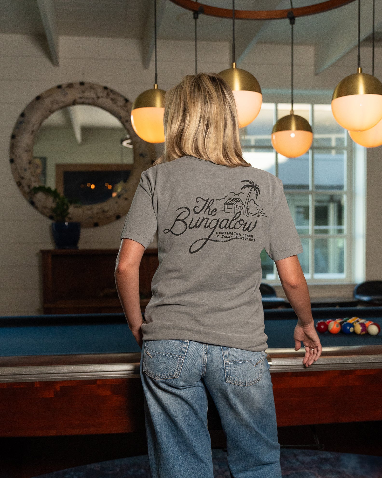Jack's Surfboards Bungalow PGMT S/S Tee - Gray - $29.99 at Jack's Surfboards