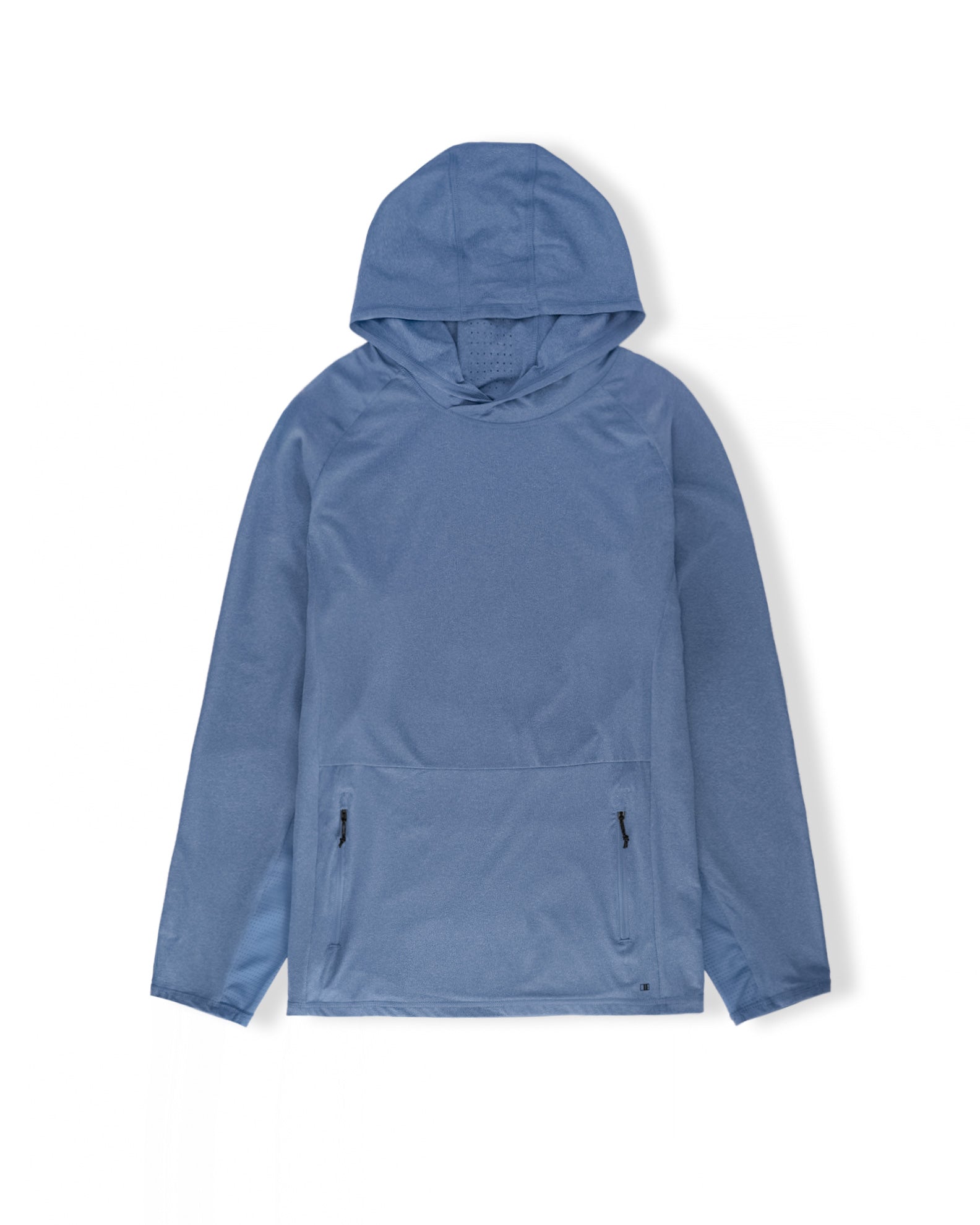 Buoy Fitness Pullover Hoodie - Heather Blue