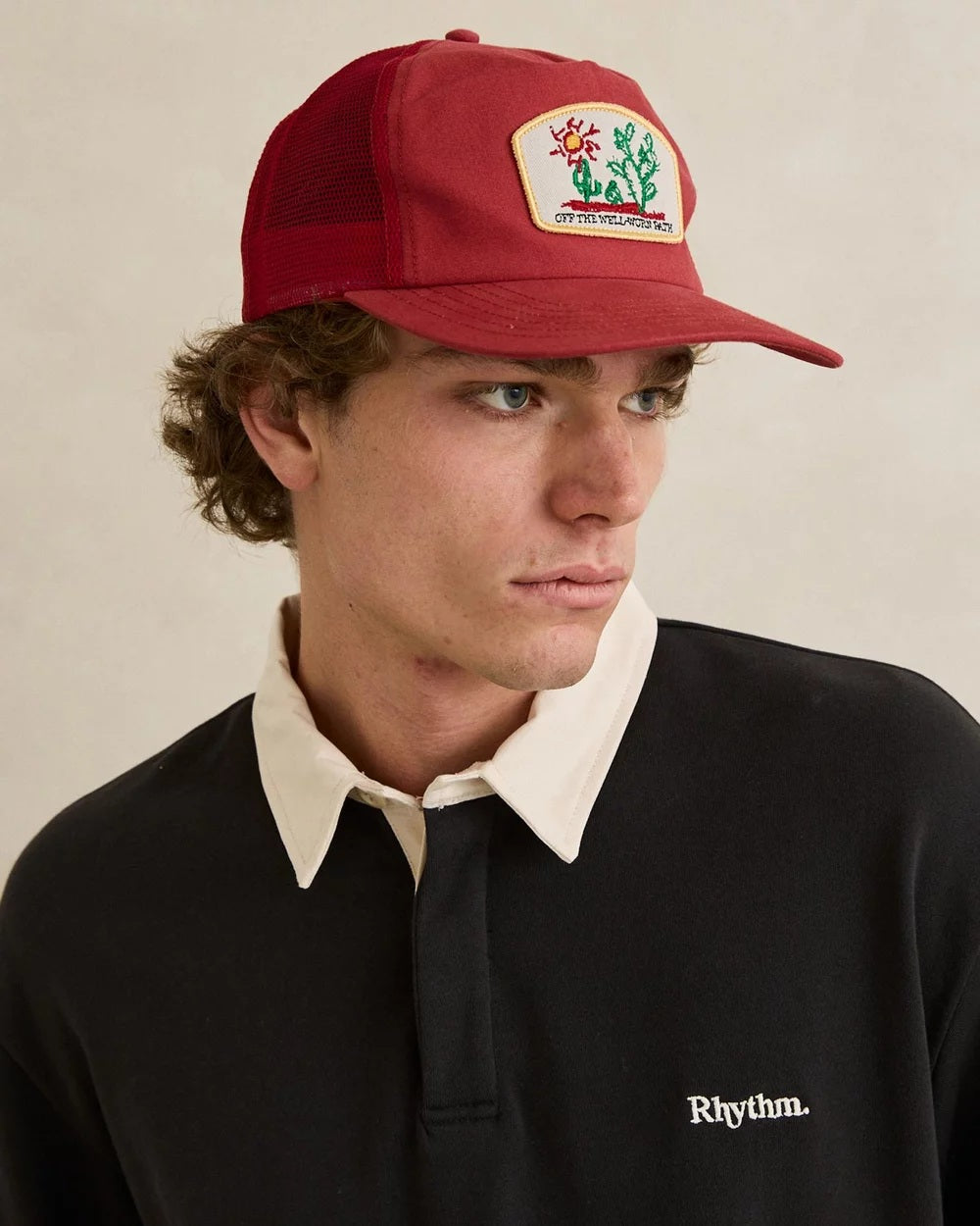 Cactus Trucker Hat - Red