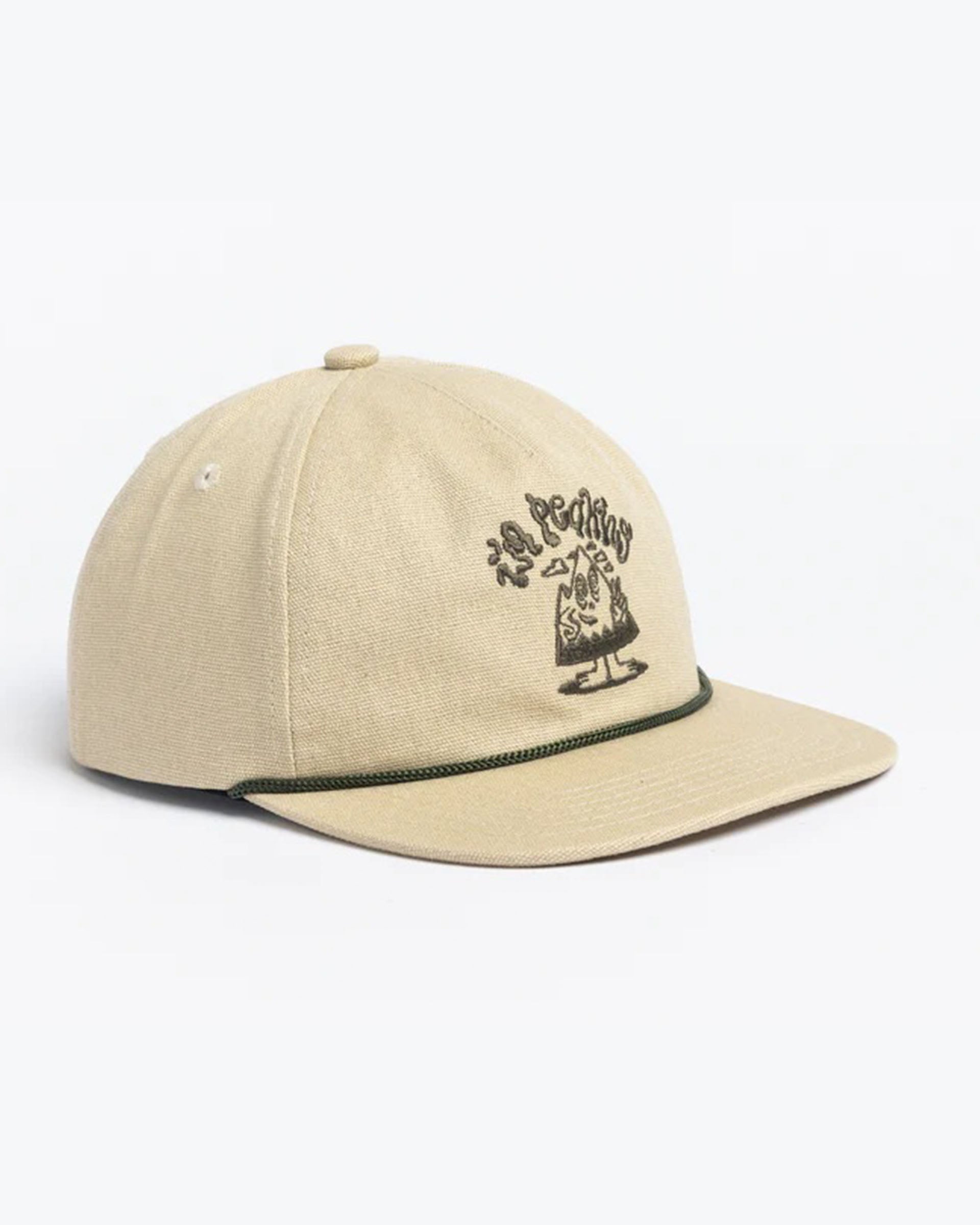 Autumn Canvas 5 Panel Snapback Hat - Natural - $30.00 at Jack's Surfboards