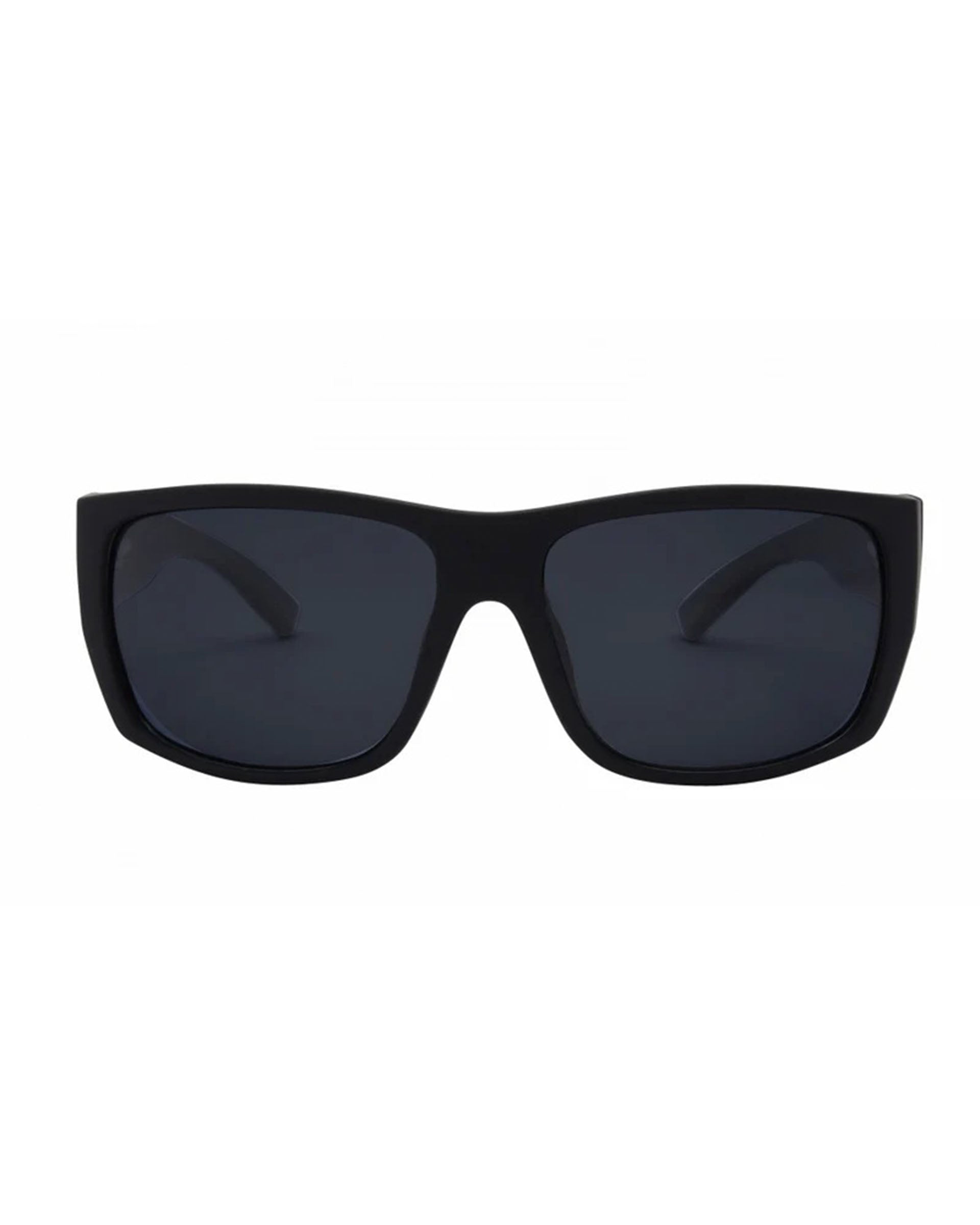 Captain Sunglasses - Black/Smoke Polarized Lens