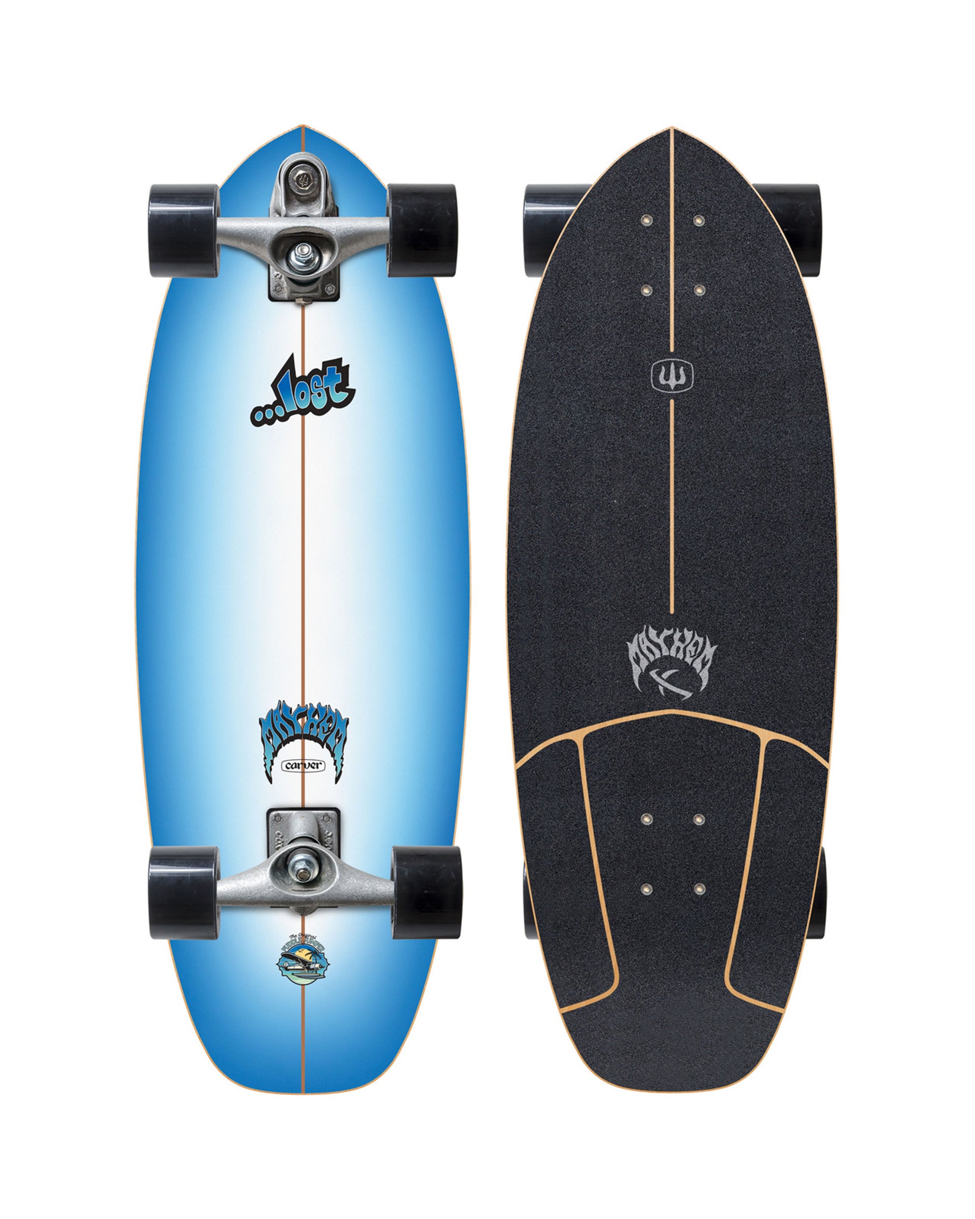 Carver Carver x Lost Carver C7 Raw 30.5" Puddle Jumper Surfskate Complete - $285.00 at Jack's Surfboards