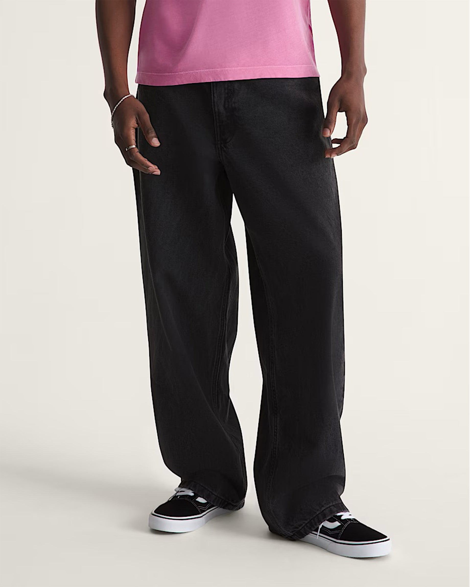 Vans Check-5 Baggy Denim Pants - Black - $75.00 at Jack's Surfboards