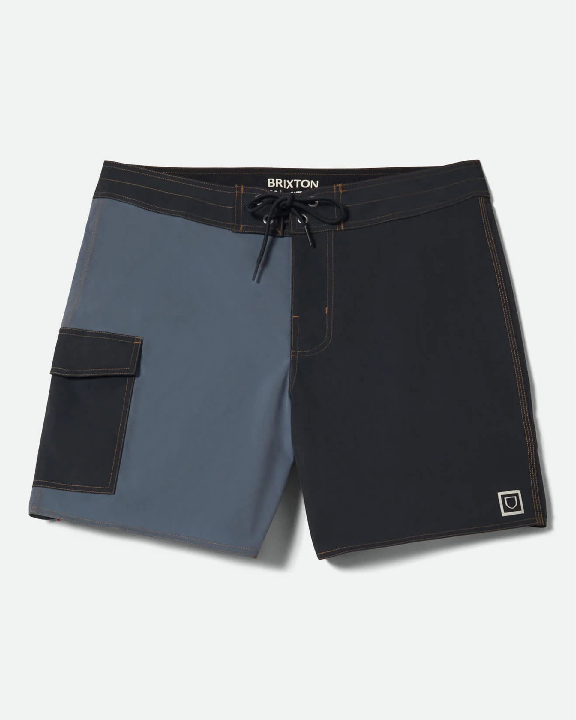 Brixton Classic 17" Trunk - Black/Future Grey - $59.00 at Jack's Surfboards