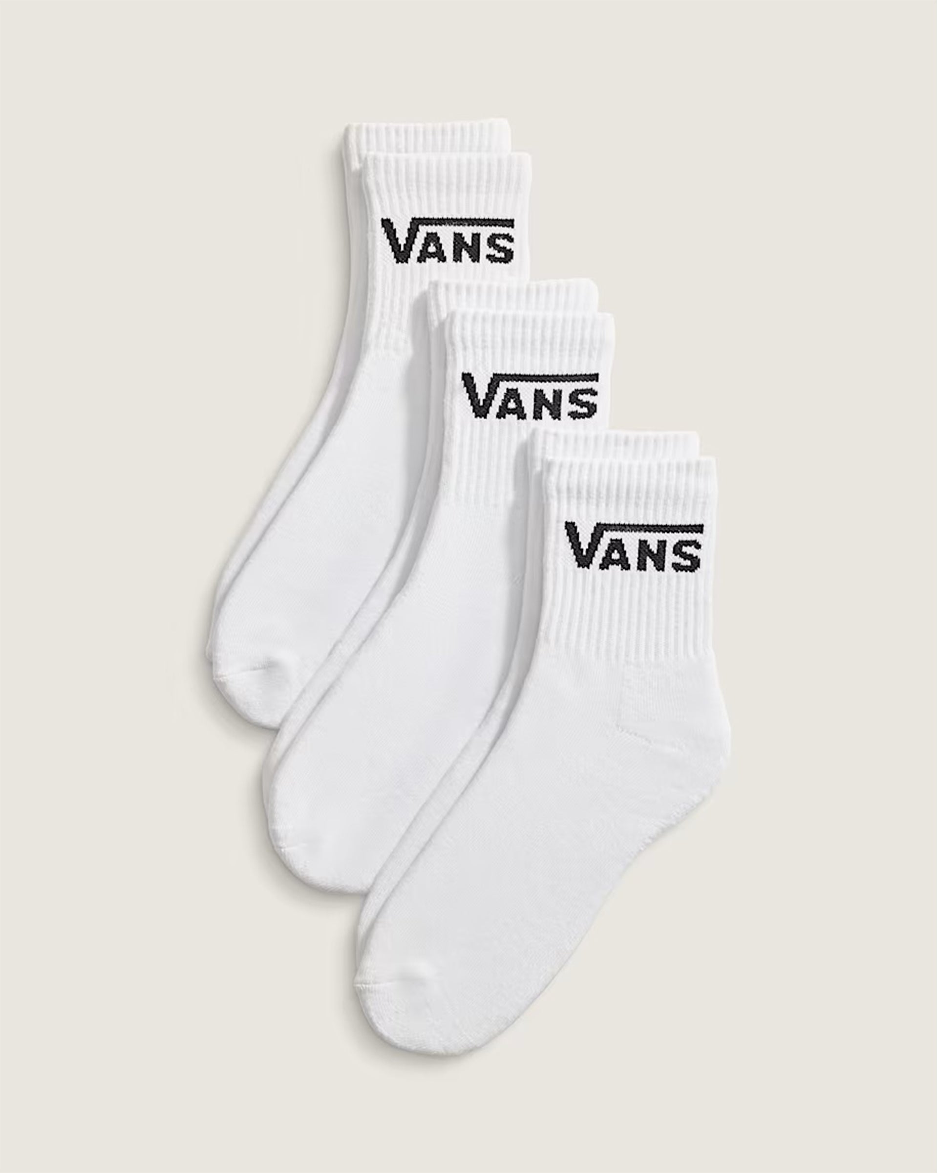 Vans Classic Half Crew Socks - White - $18.00 at Jack's Surfboards