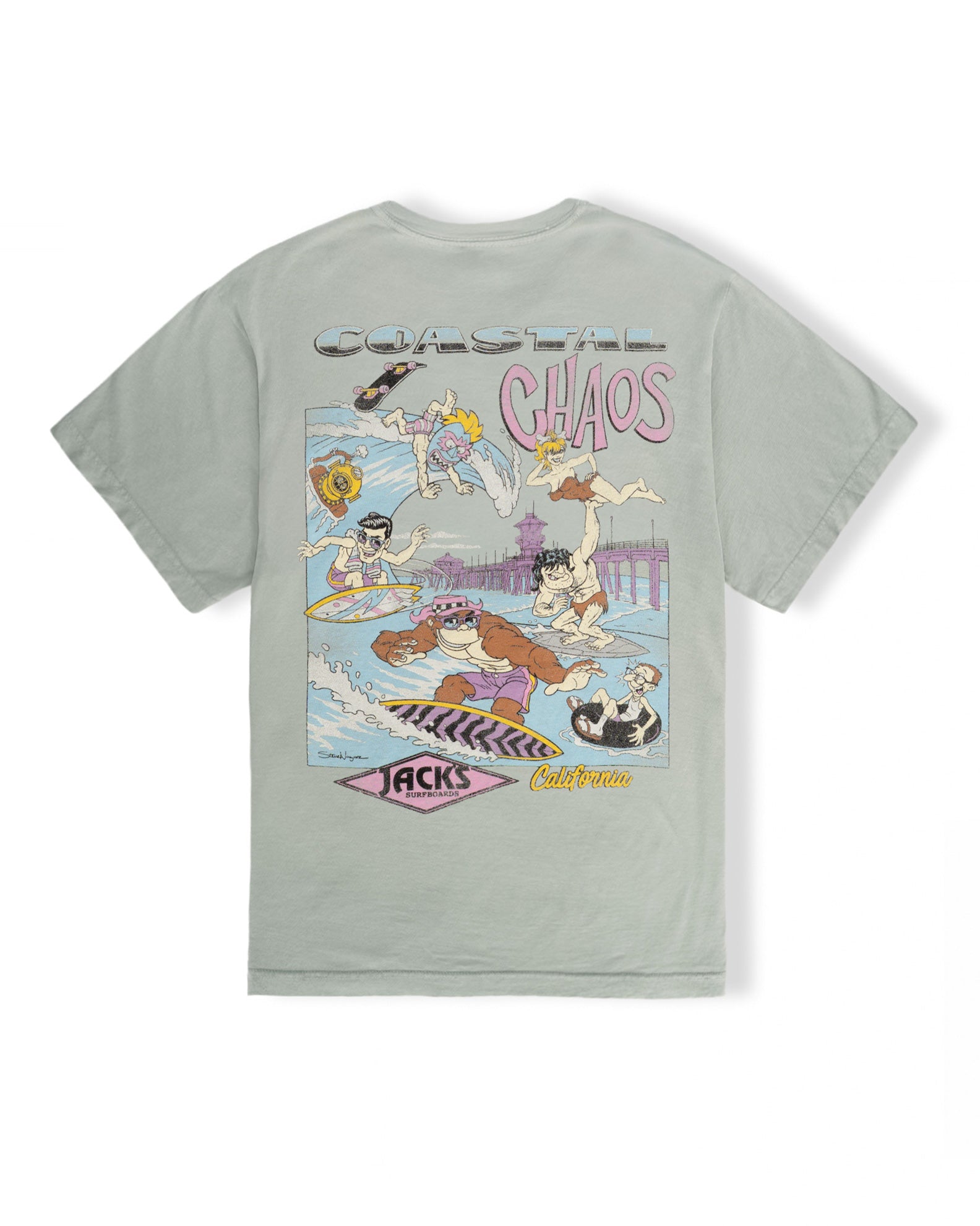 Jack's Surfboards Coastal Chaos VW PGMT S/S Tee - Bay - $32.99 at Jack's Surfboards