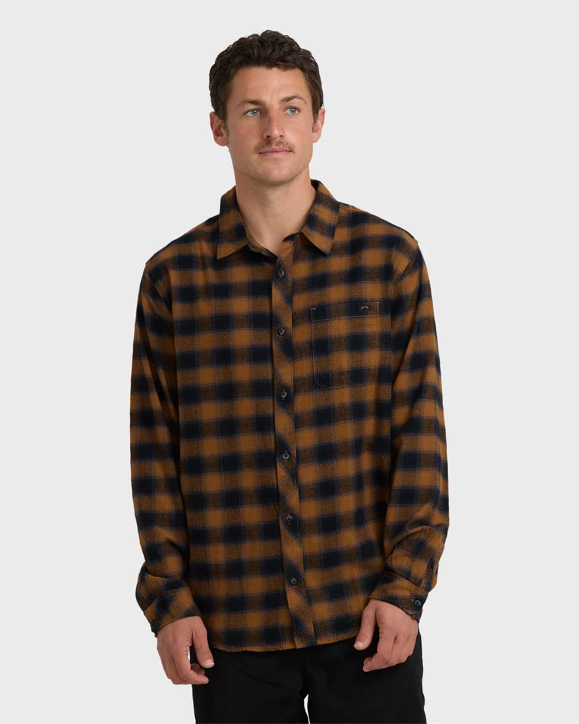 Billabong Coastline Flannel - Tobacco - $59.95 at Jack's Surfboards