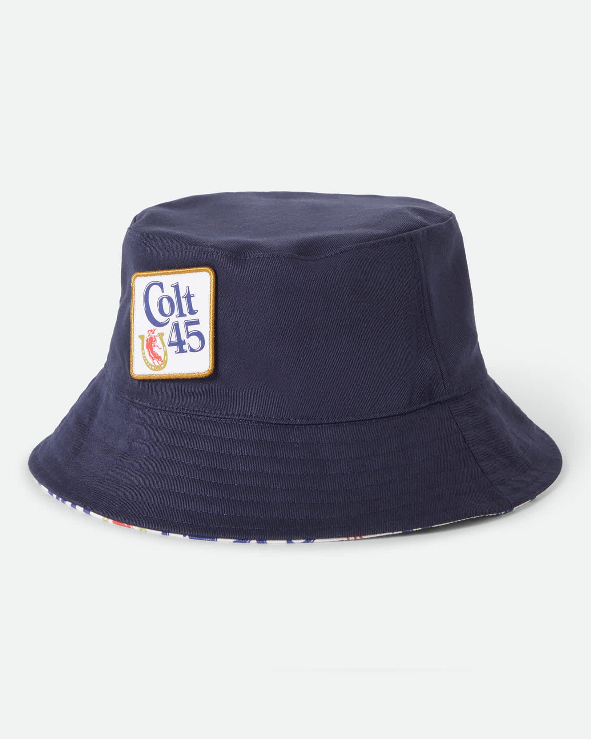 Colt 45 x Brixton Bucket Hat - Multi/Midnight Blue