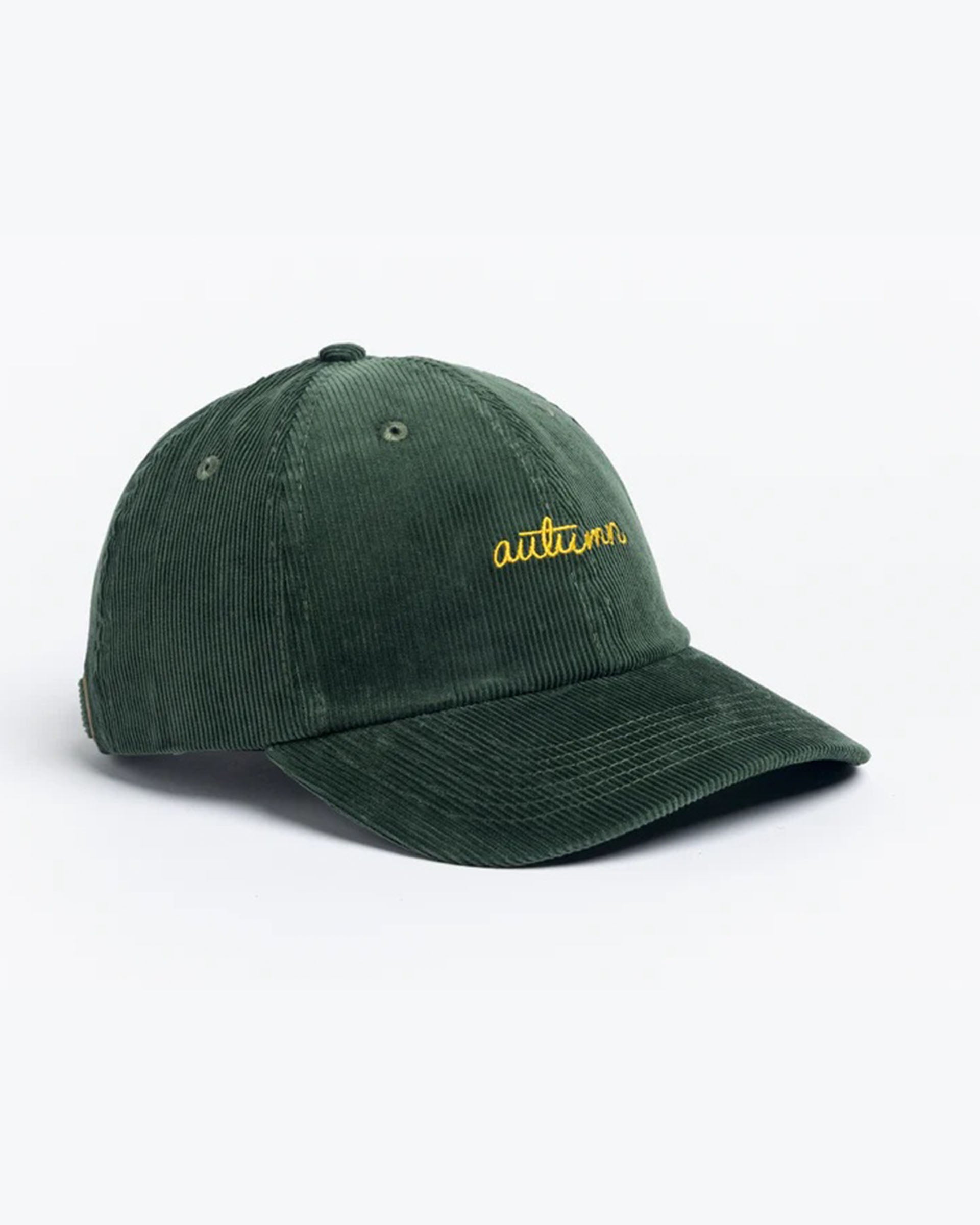 Autumn Cord 6 Panel Strapback Hat - Green - $32.00 at Jack's Surfboards