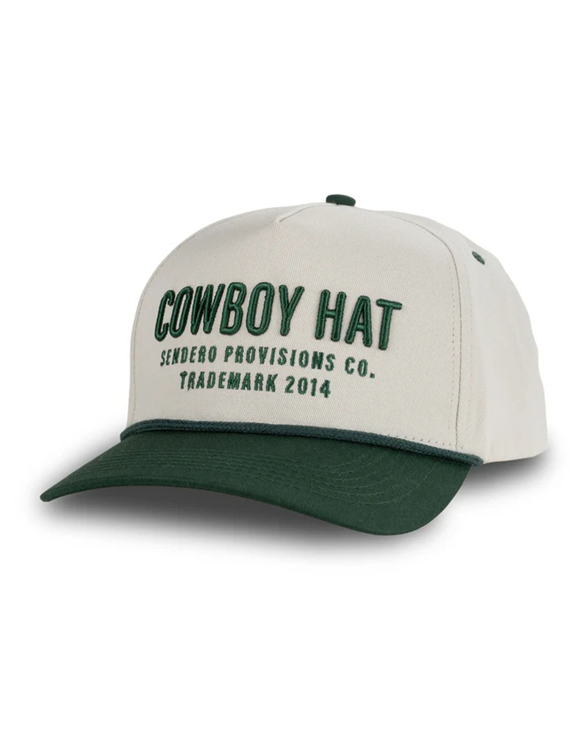 Sendero Provisions Co. Cowboy Hat - Cream/Green - $32.00 at Jack's Surfboards