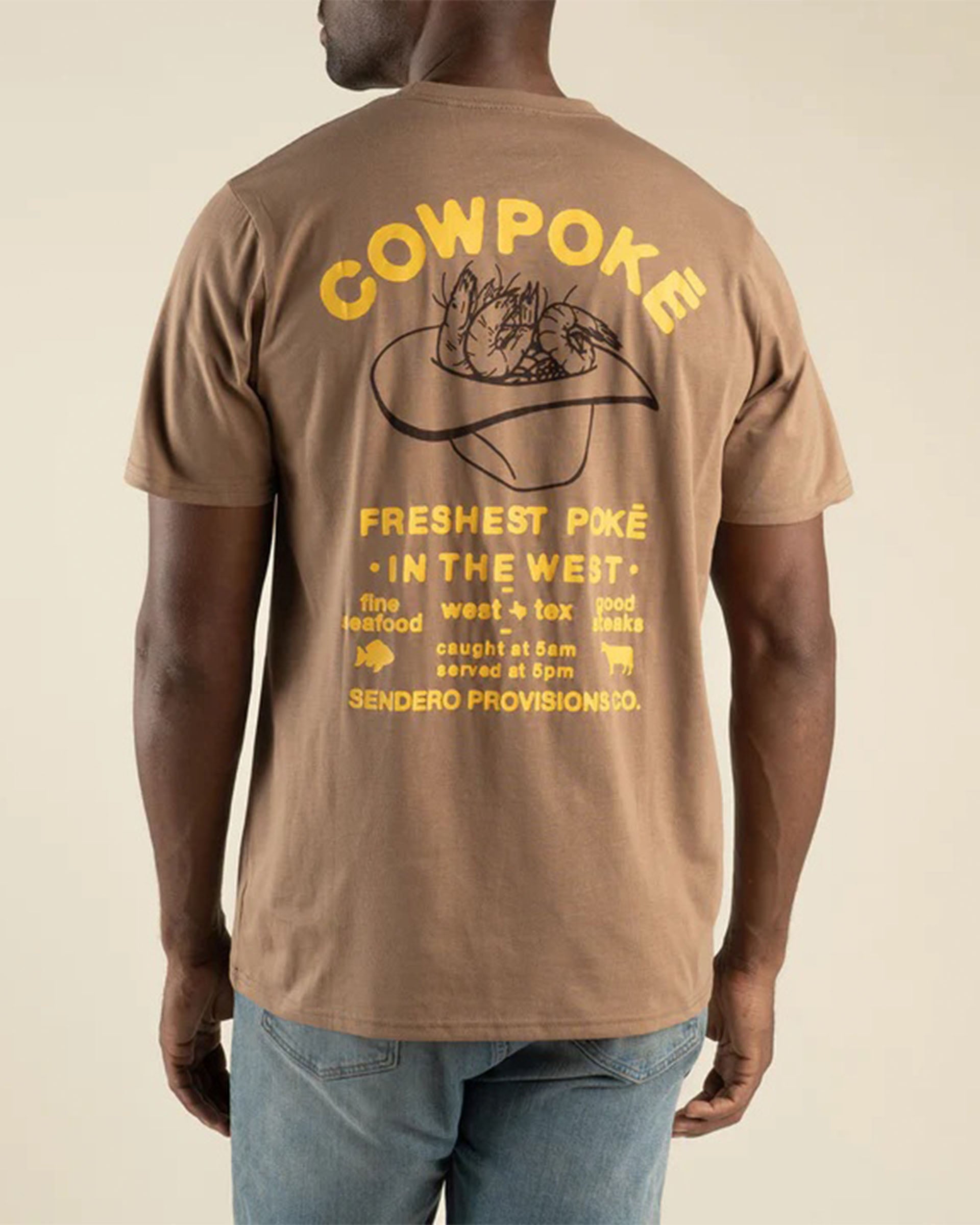 Sendero Provisions Co. Cowpoke S/S T-Shirt - Light Brown - $35.00 at Jack's Surfboards