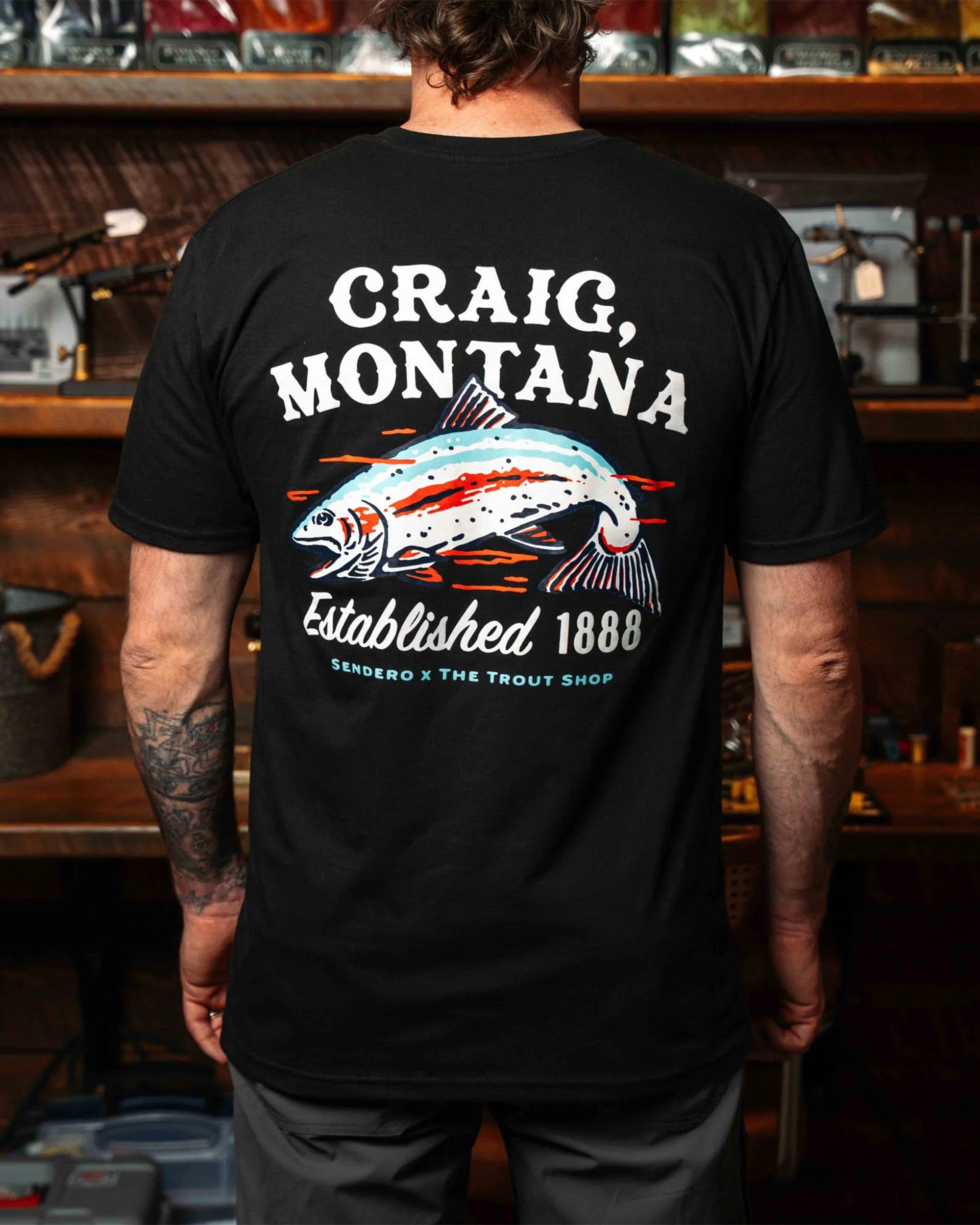 Craig, Montana S/S T-Shirt - Black