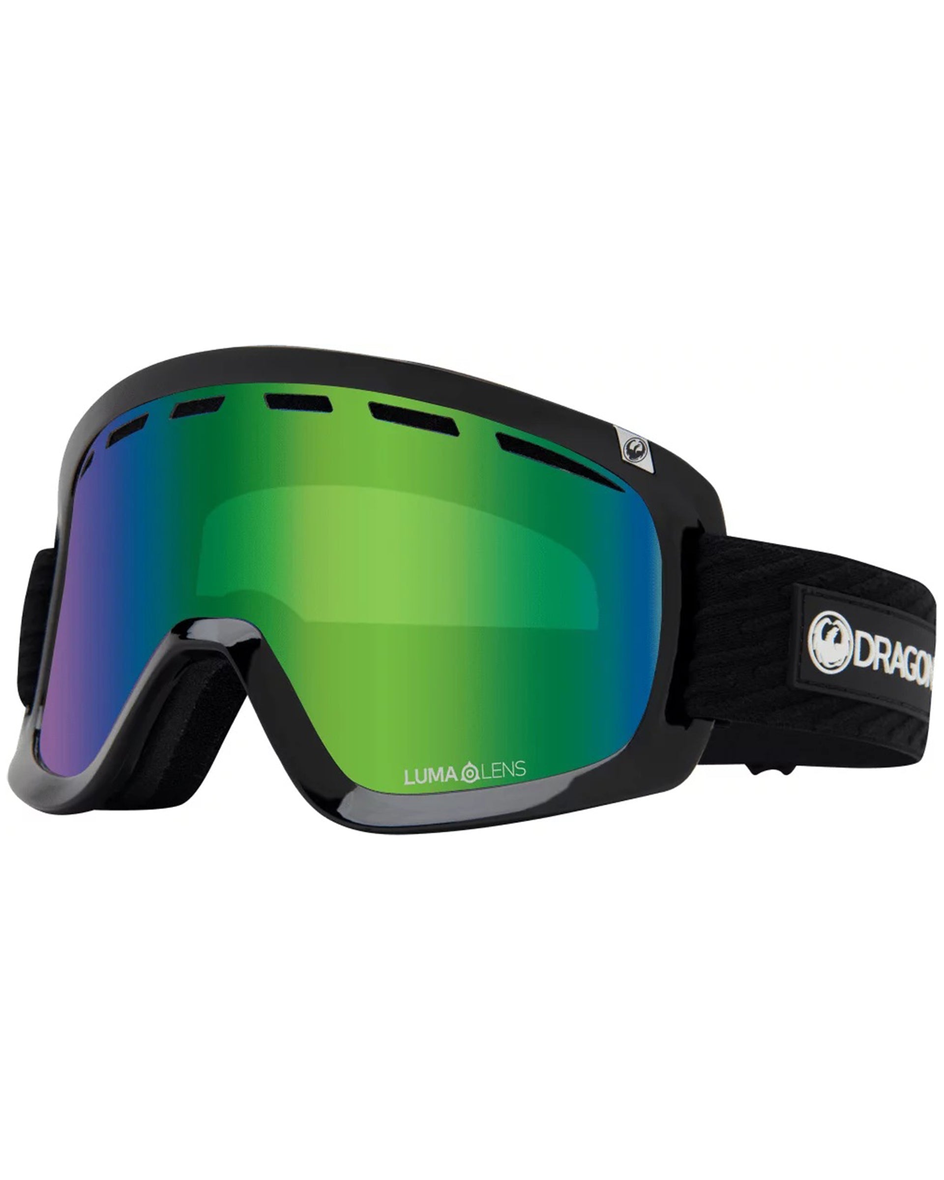 Dragon D1 OTG With Ion Lens Snow Goggles - Icon Green/Lumalens Amber Lens - $110.00 at Jack's Surfboards