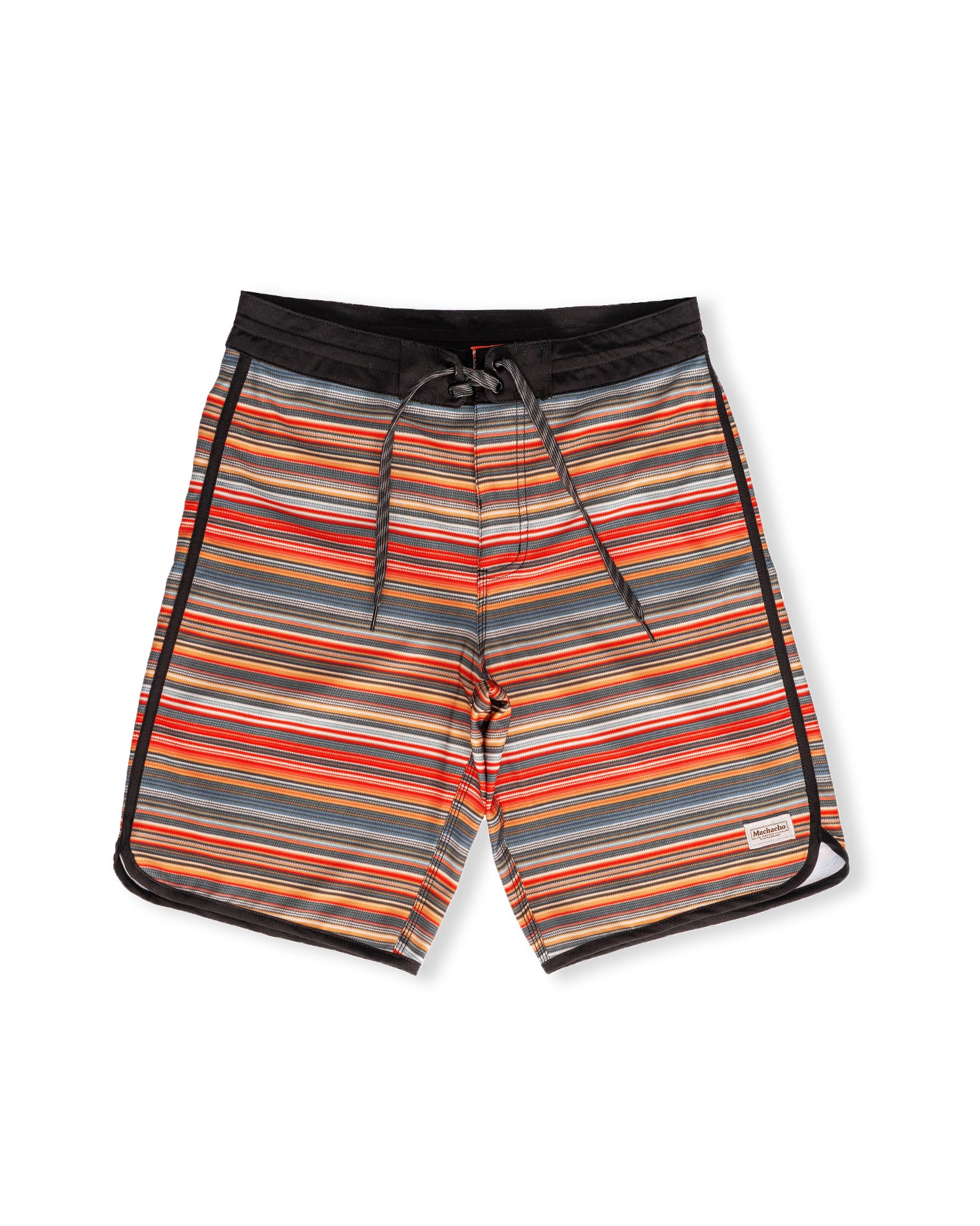 Dodge II Stripe Boardshorts - Black