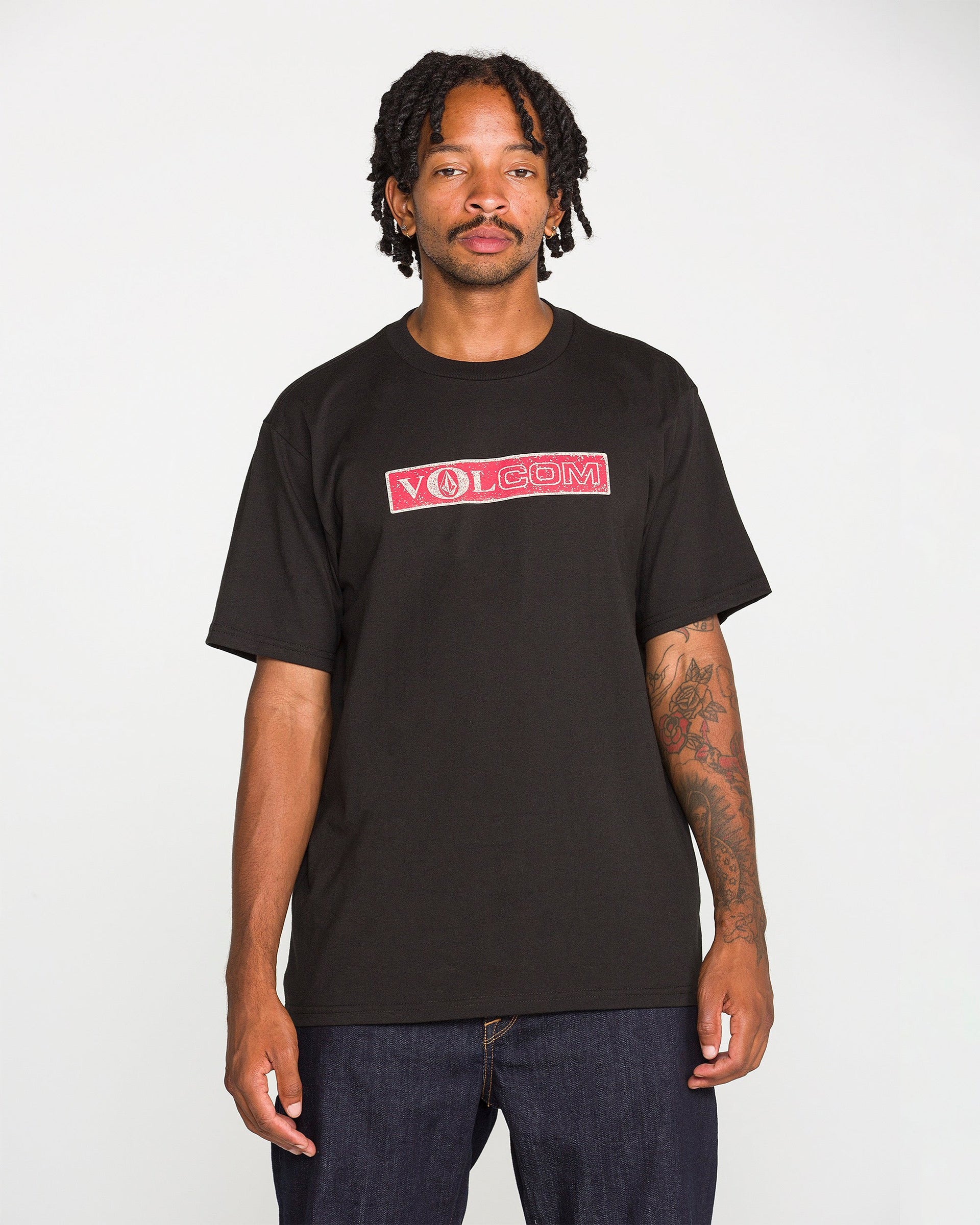 Dual Euro S/S T-Shirt - Black