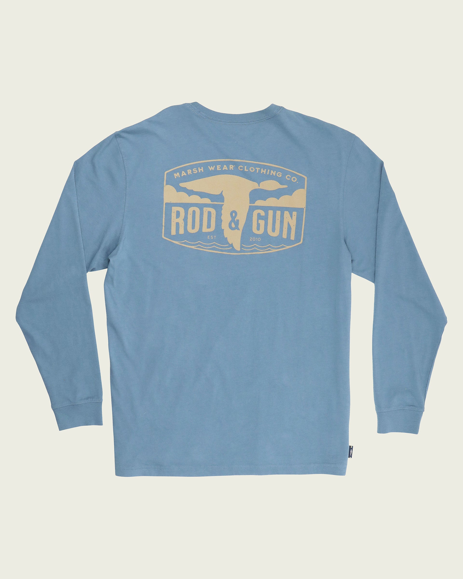Marsh Wear Duck Patch L/S T-Shirt - Slate Blue - $19.99 at Jack's Surfboards