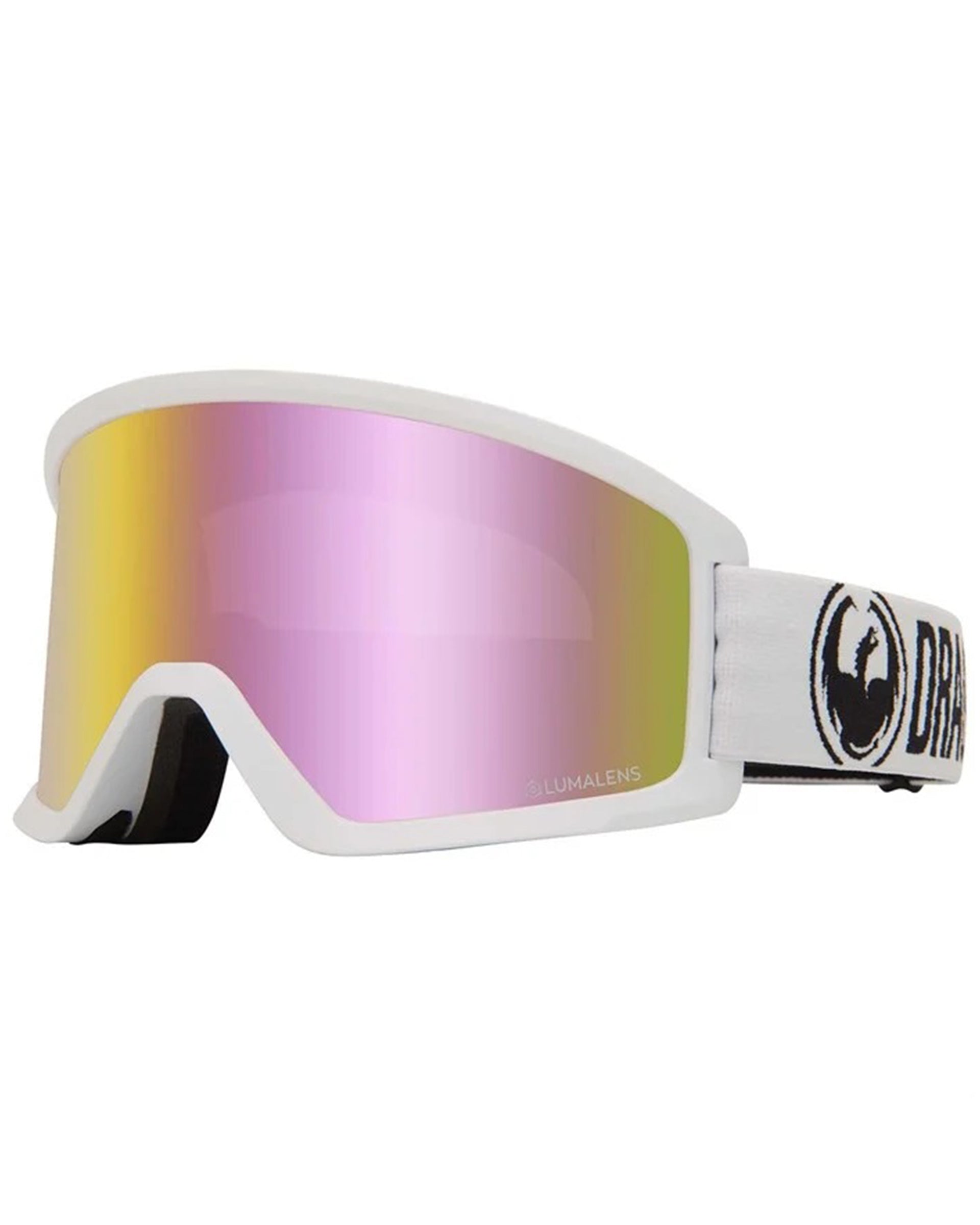 Dragon DX3 OTG Snow Goggles - White/Lumalens Pink Ion - $75.00 at Jack's Surfboards