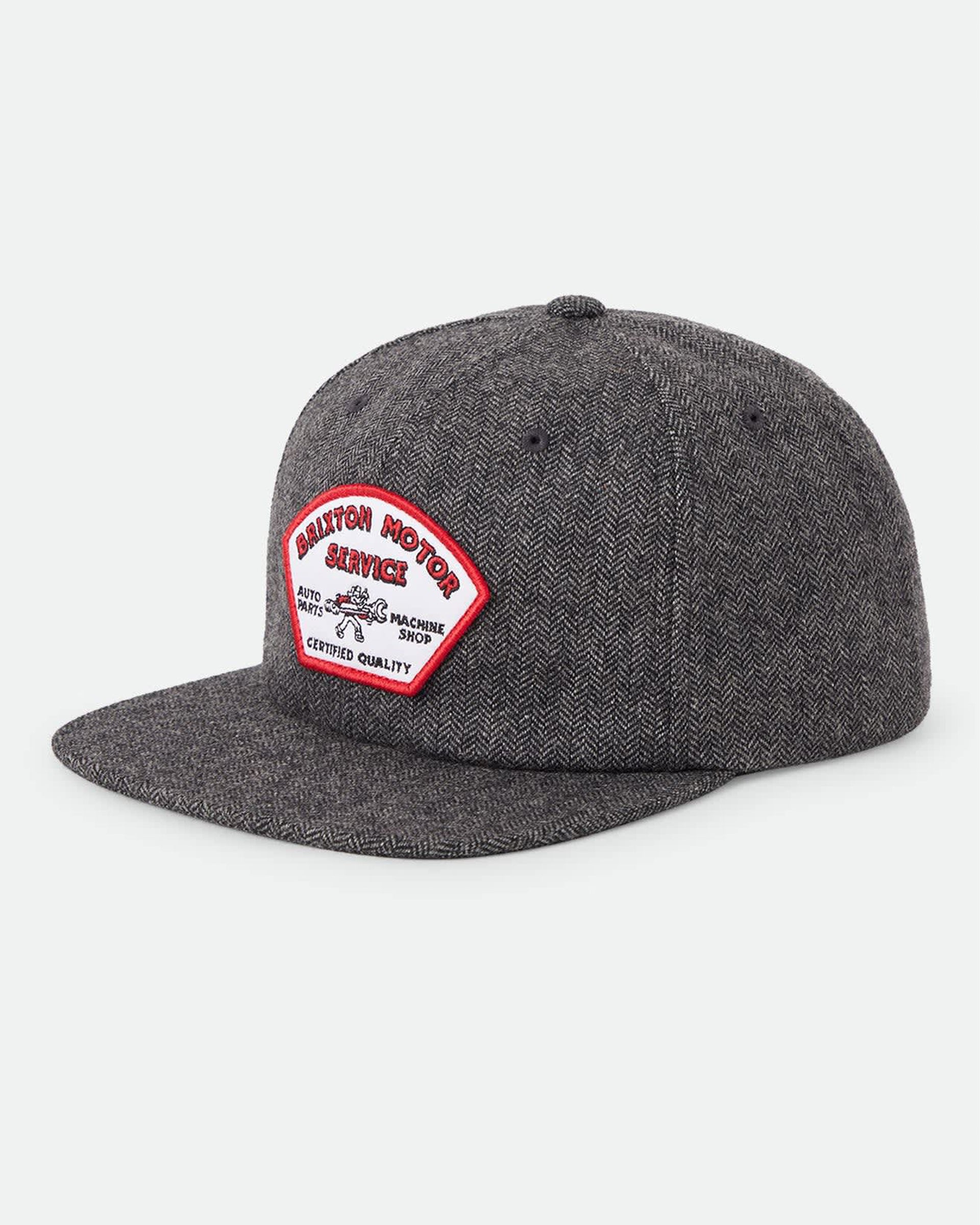 Dyson Snapback Hat - Black Herringbone