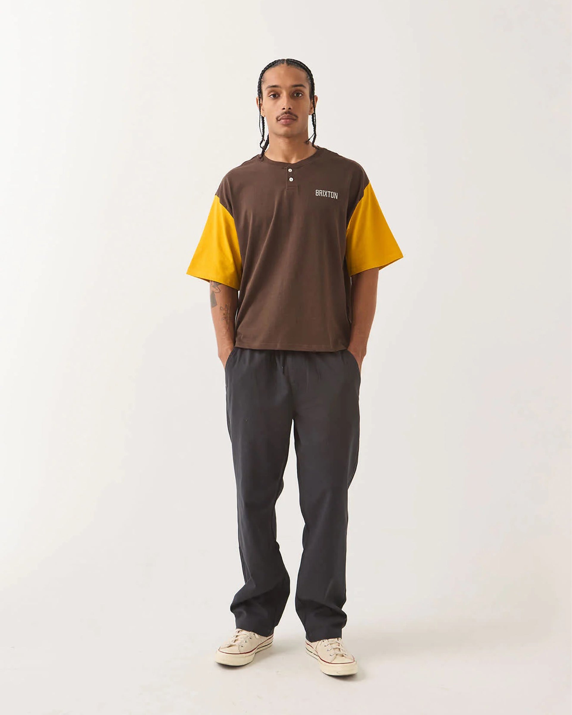 Brixton Everyday E-Waist Pant - Black - $69.00 at Jack's Surfboards