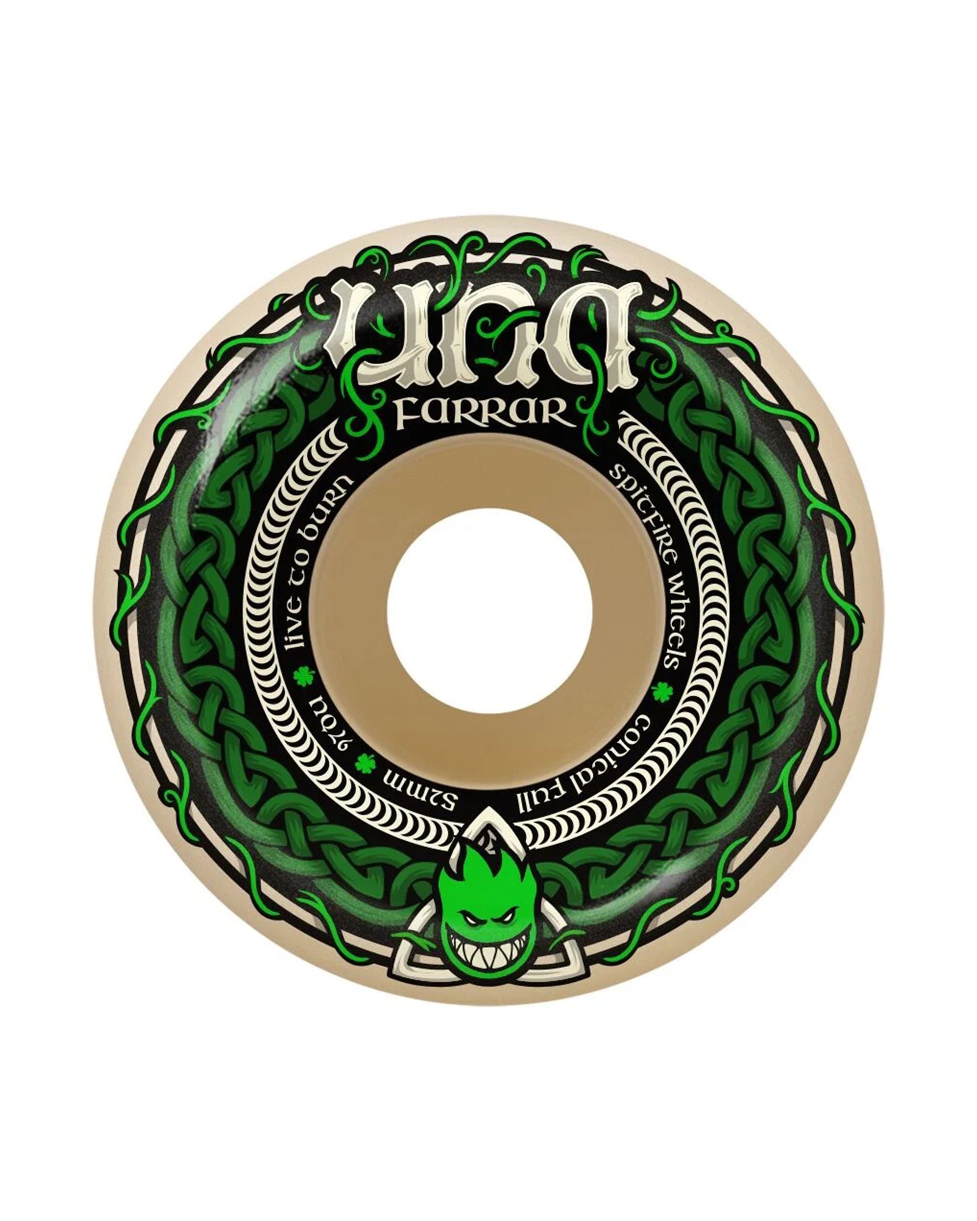 Spitfire Wheels F4 Una Trinity 97a 52mm Conical Full Wheels - $46.95 at Jack's Surfboards