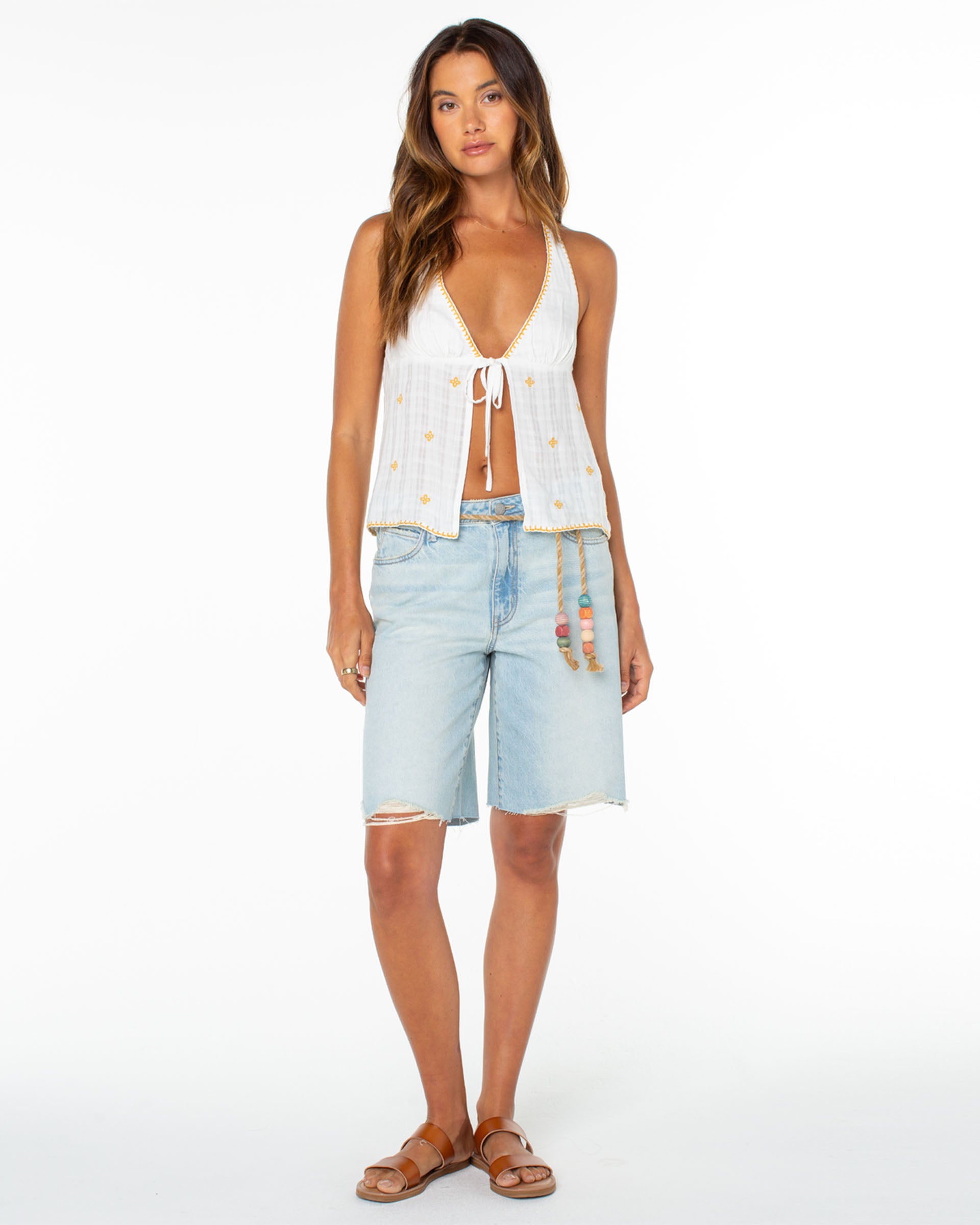 Women's Fairweather Top - Cloud Dancer Solid