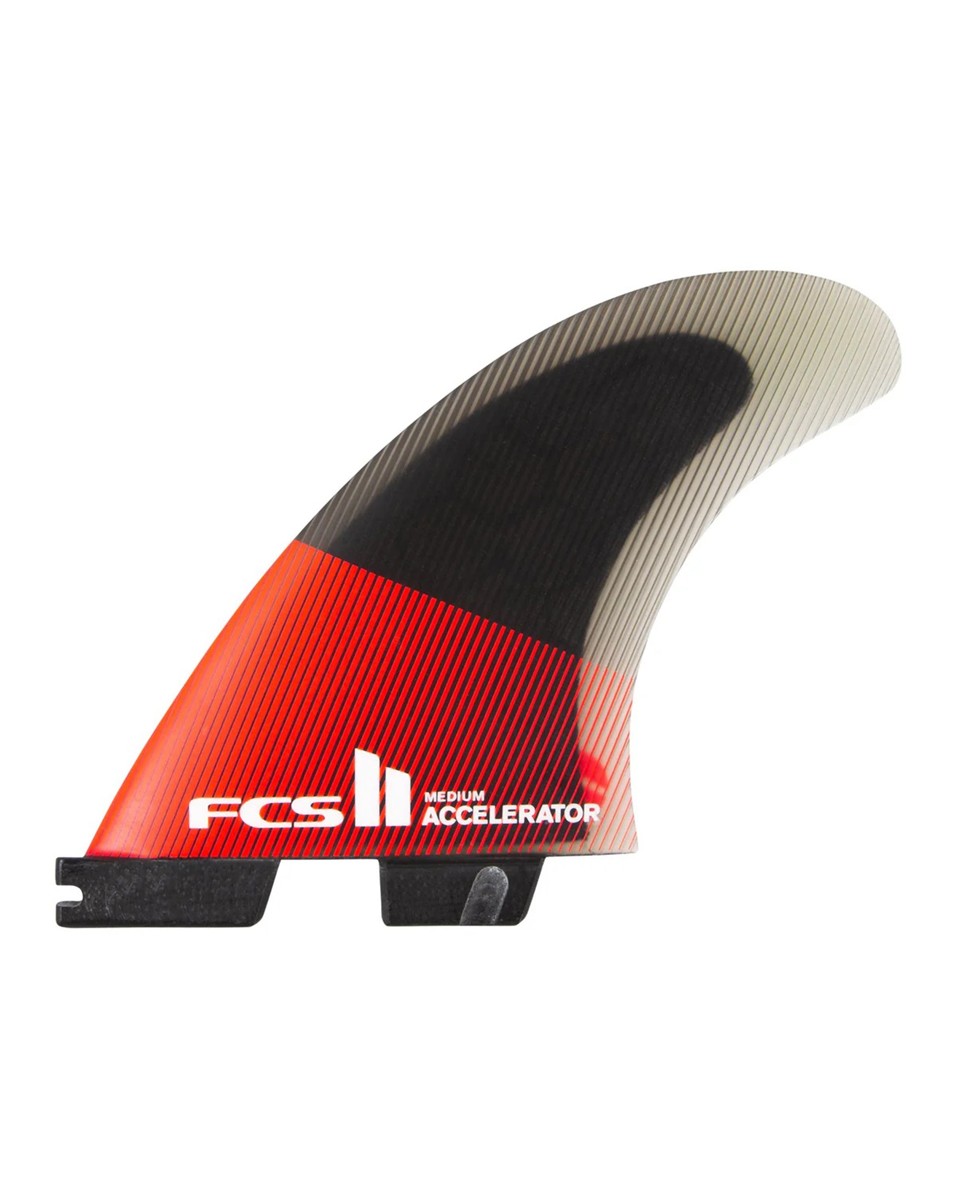 FCS FCS II Accelerator PC Tri Fins - (M) - Red/Black - $134.00 at Jack's Surfboards