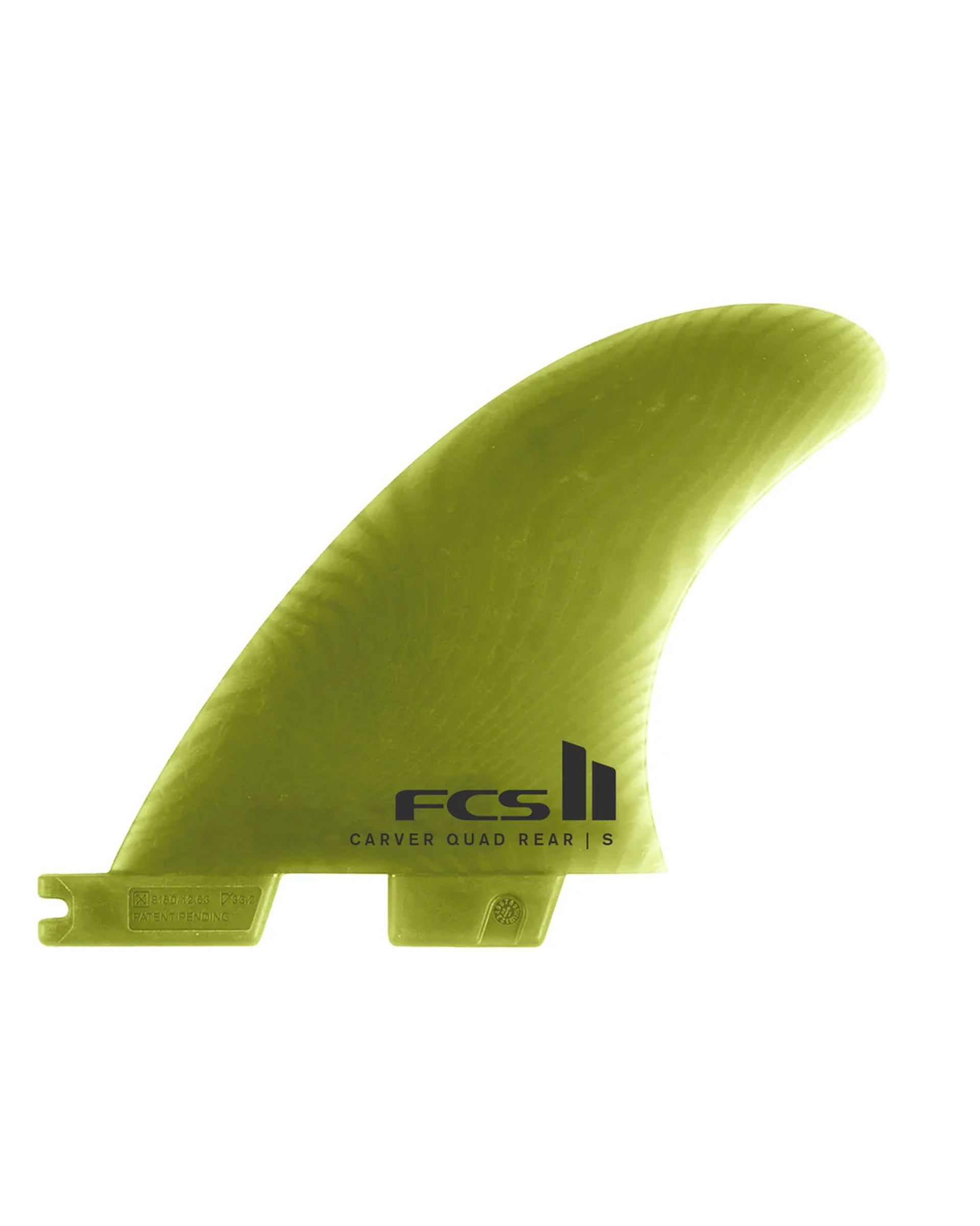 FCS Carver Quad Rear Fins - Small - Eucalyptus - $54.00 at Jack's Surfboards