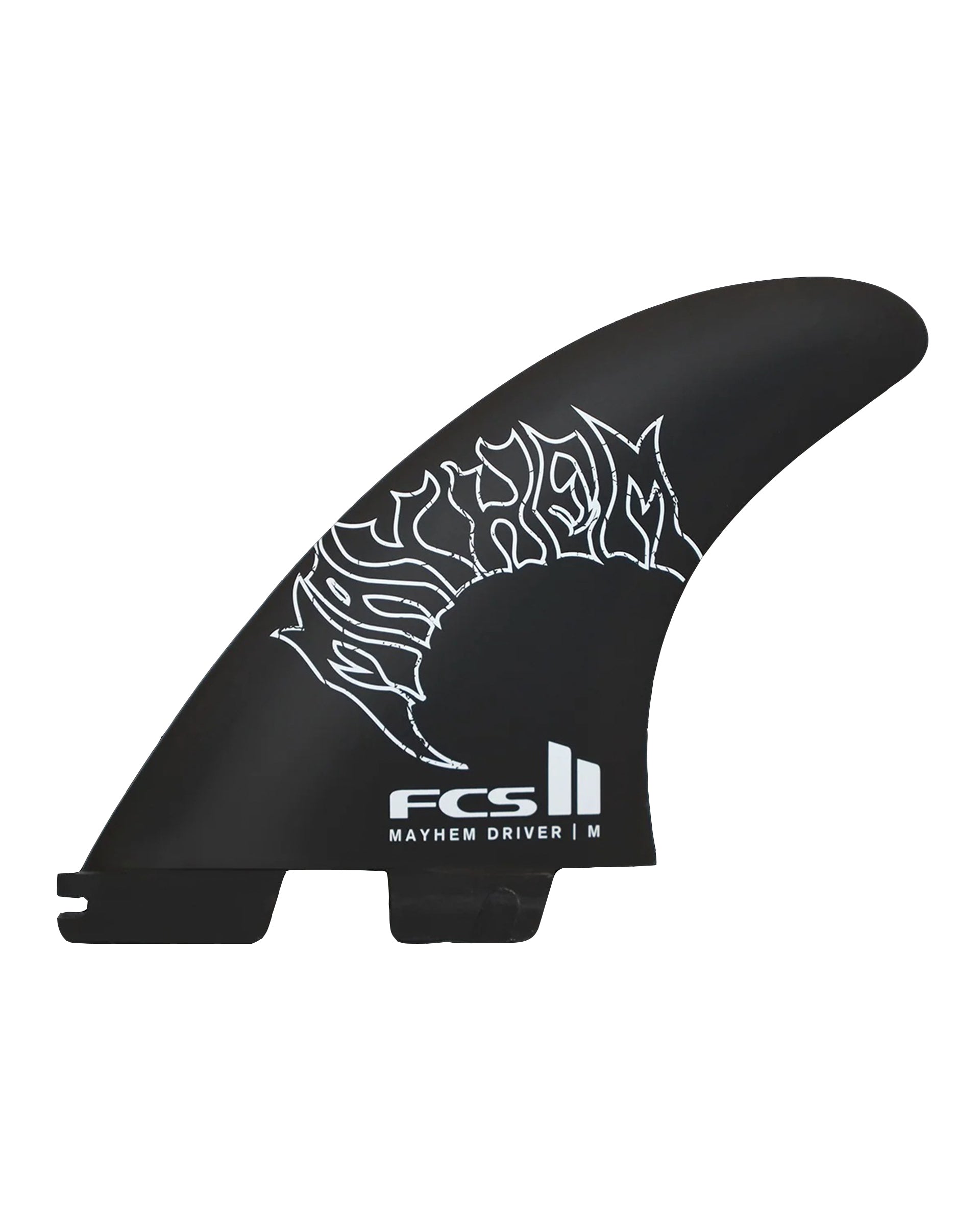 FCS II Mayhem Driver Tri Fin Set - White