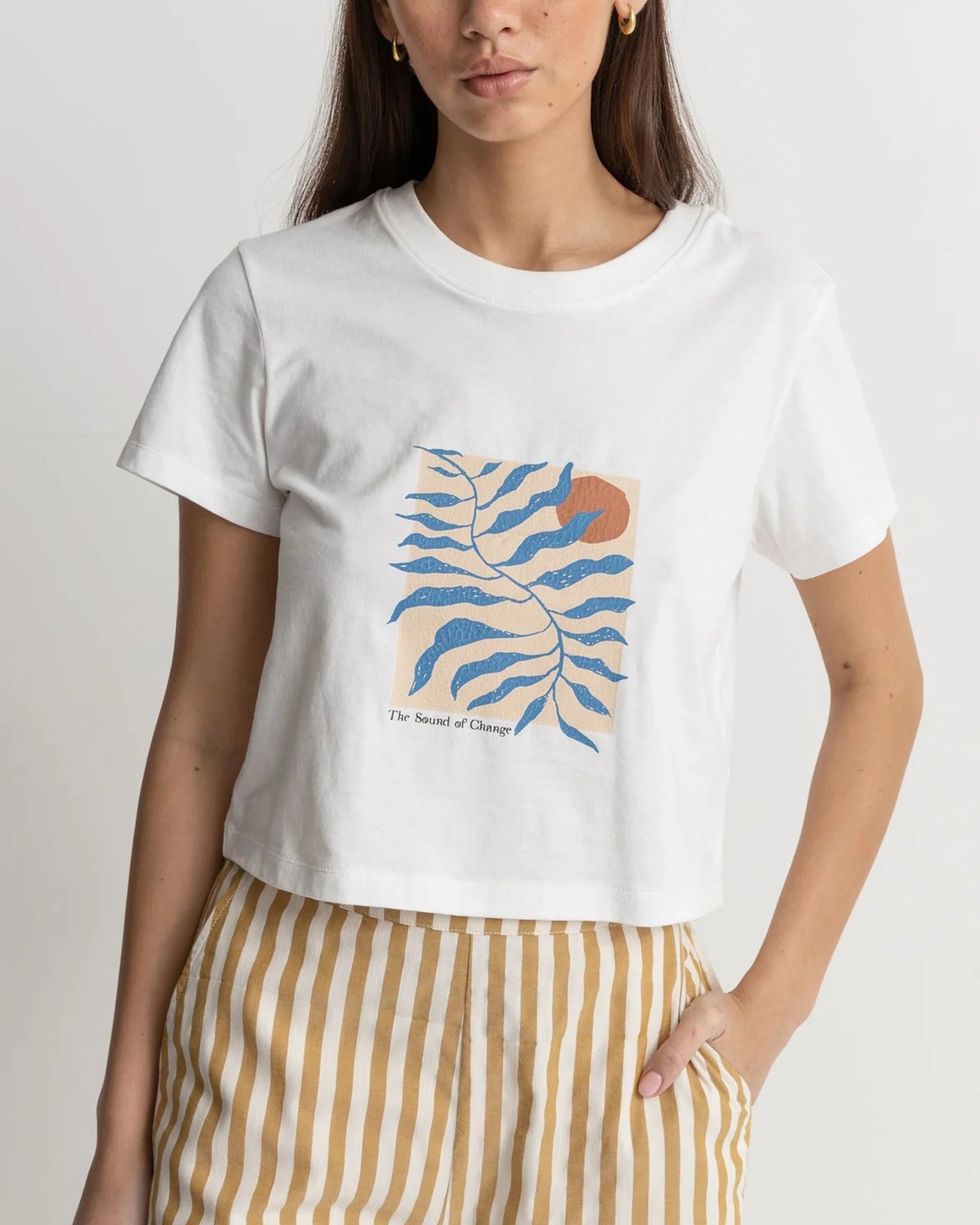 Rhythm Fern Vintage Crop Crew T-Shirt - $26.60 at Jack's Surfboards