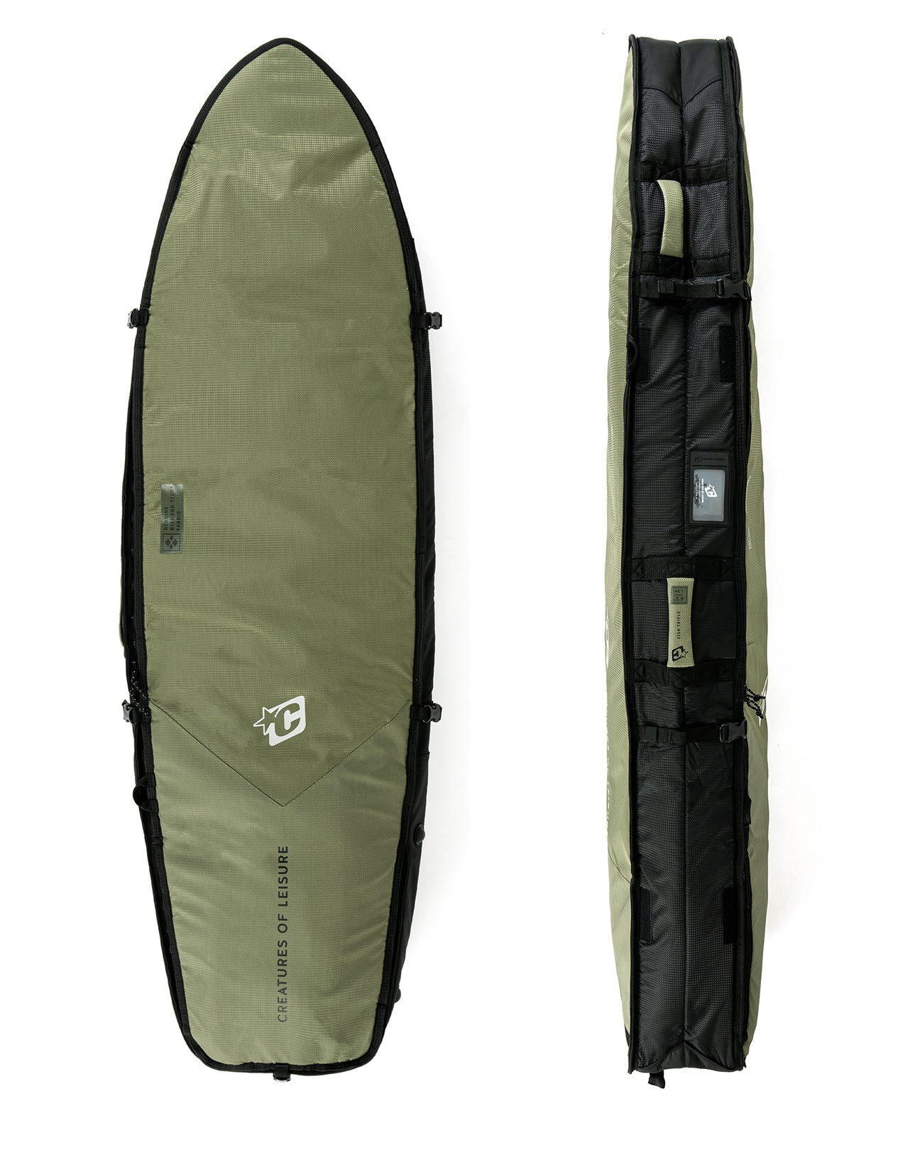Creatures Of Leisure Fish Triple : Military Black - 6'3 - $364.00 at Jack's Surfboards