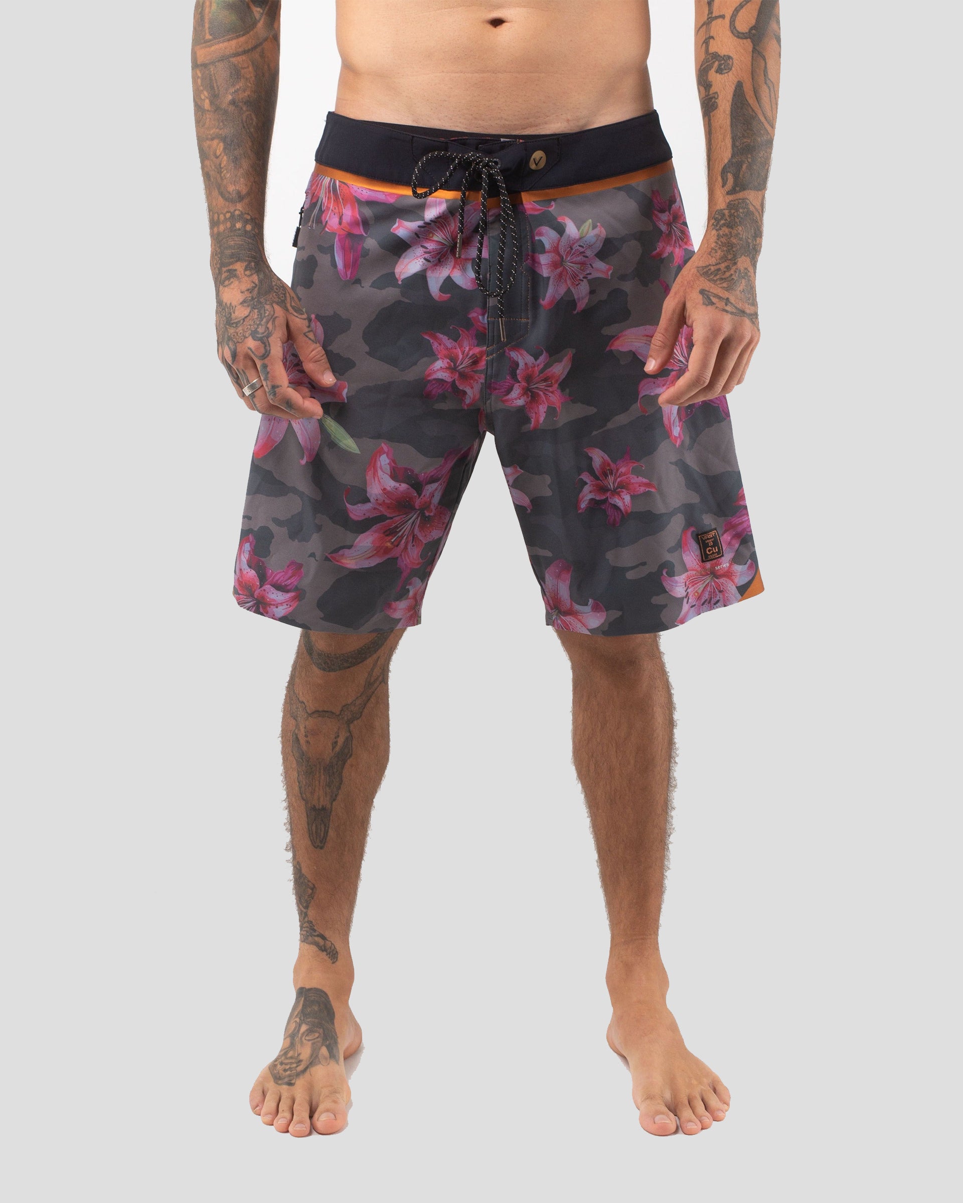 Floral Blend Camo Copper Boardshort - Camo