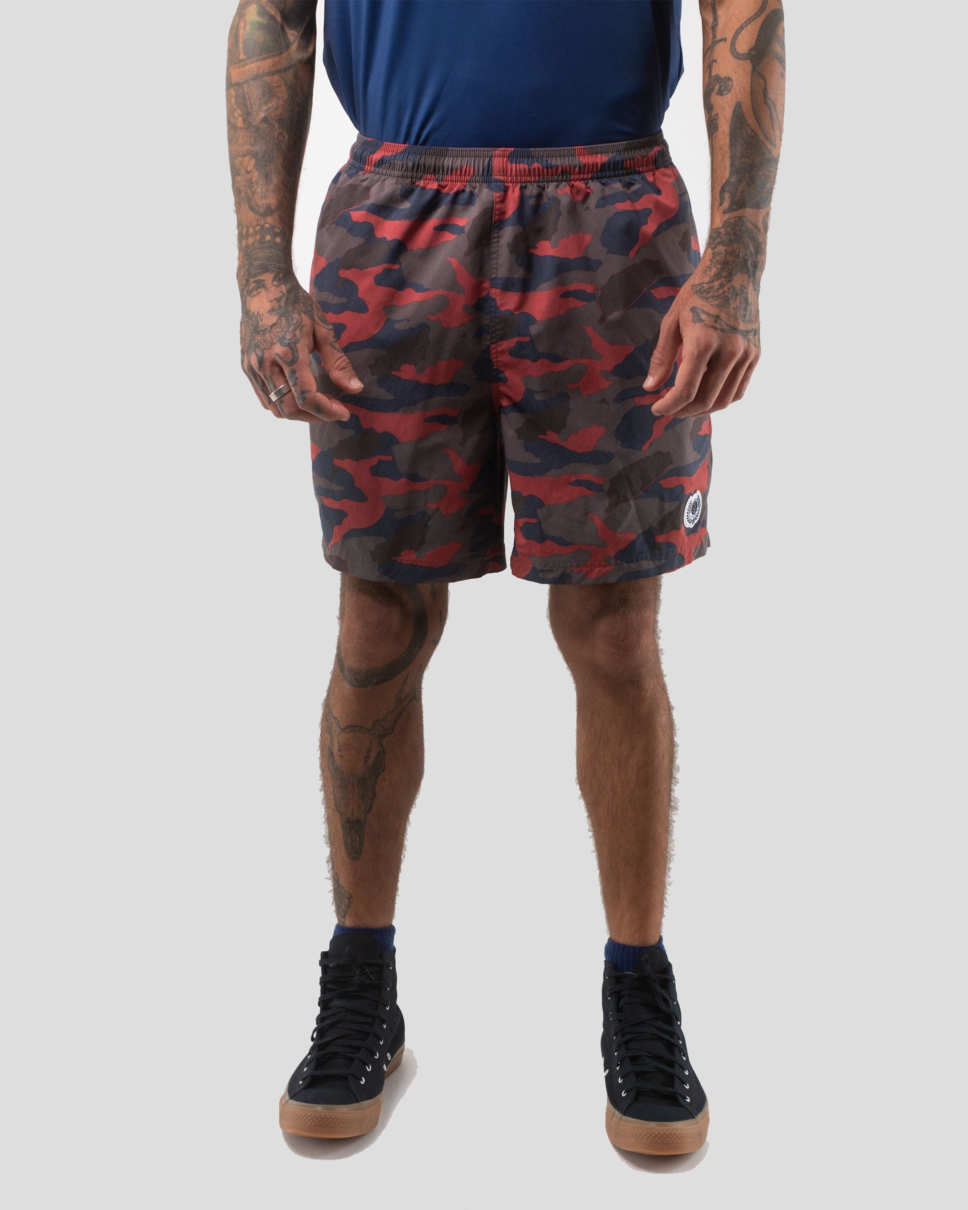 Floral Blend Volley Short - Camo