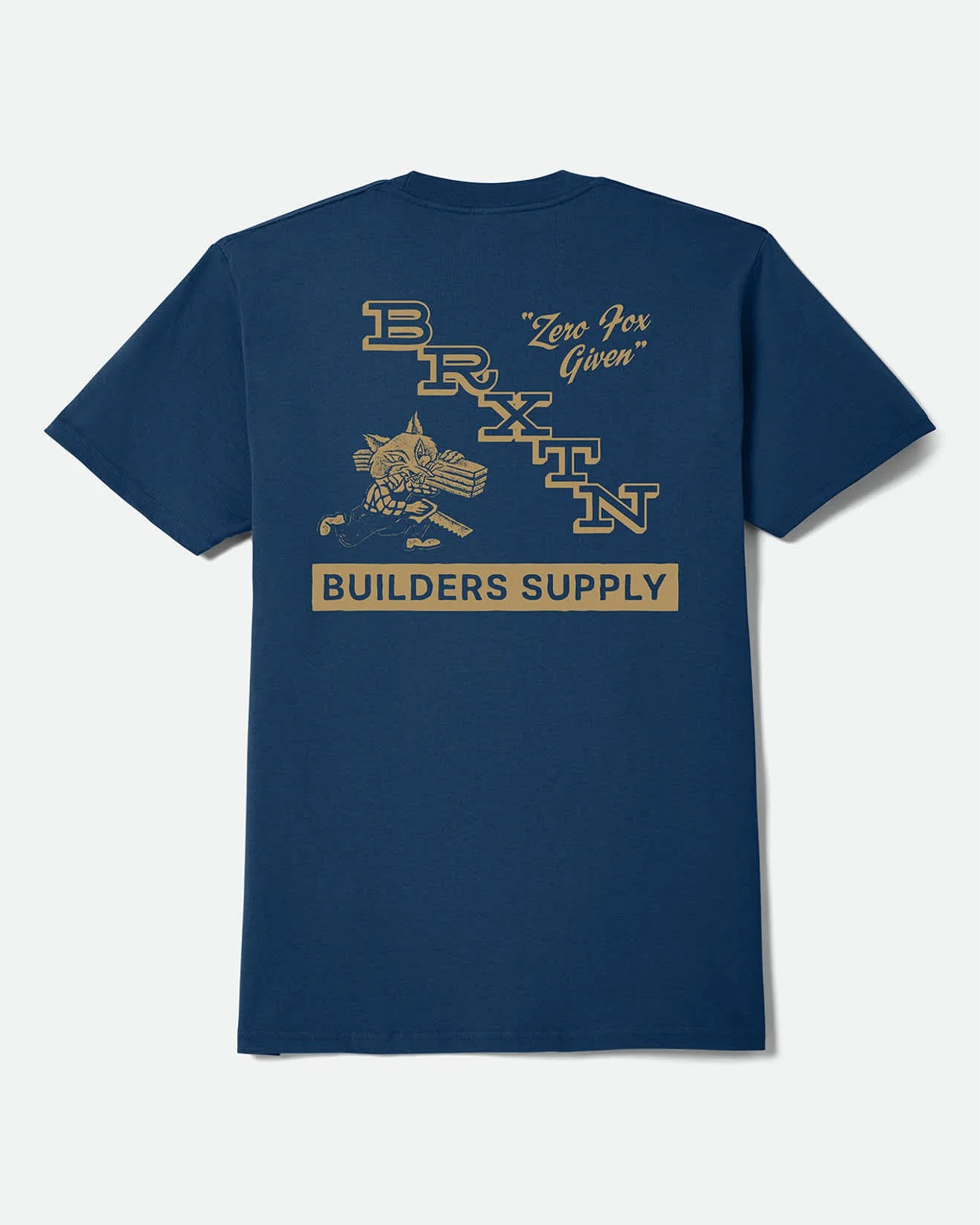 Brixton Fox Standard S/S T-Shirt - Navy - $30.00 at Jack's Surfboards