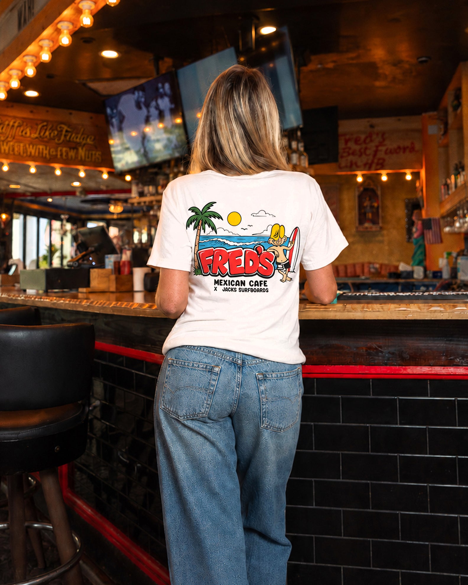 Jack's Surfboards Fred's PGMT S/S Tee - White - $29.99 at Jack's Surfboards