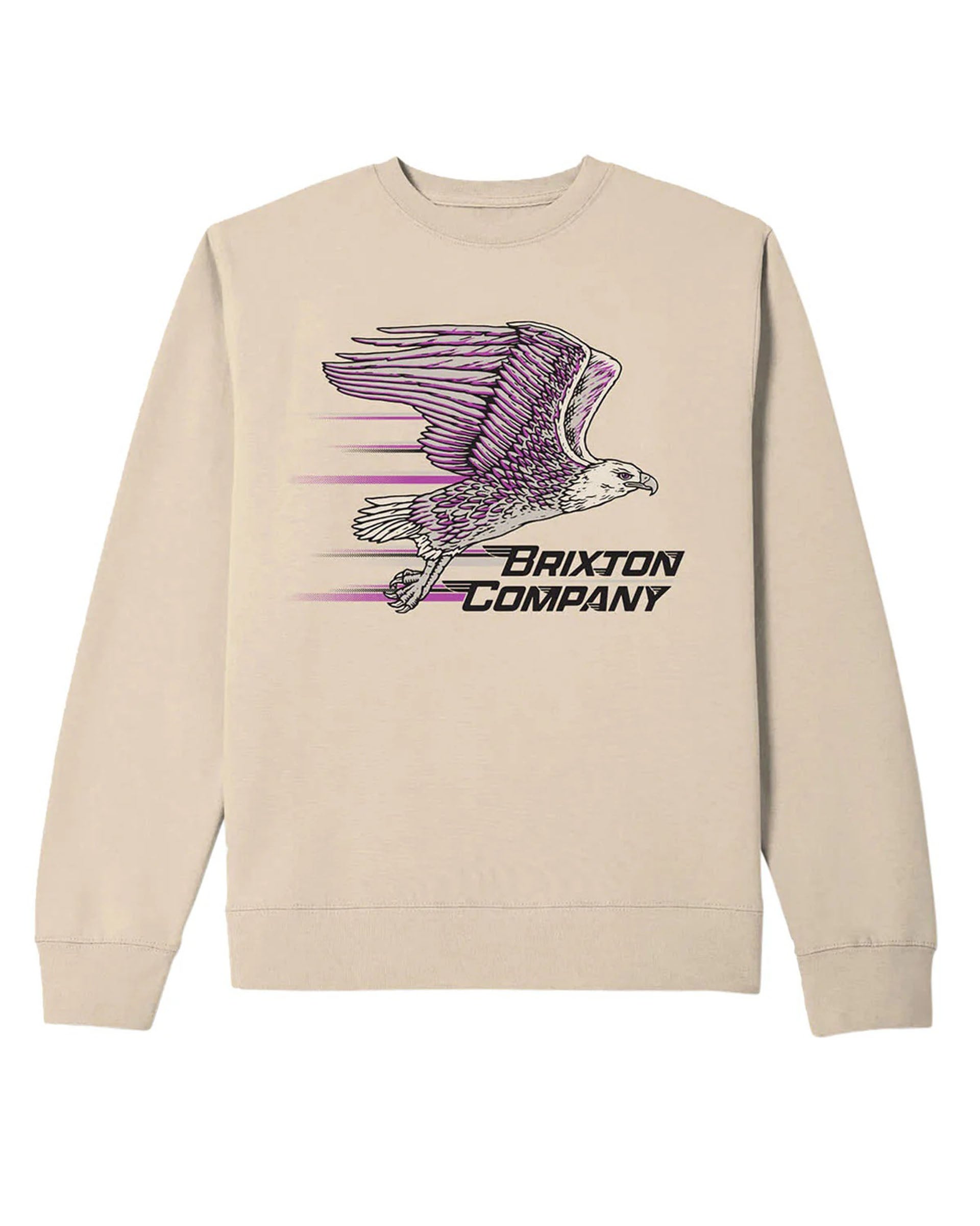 Brixton Free Crew Sweatshirt - Bone - $65.00 at Jack's Surfboards