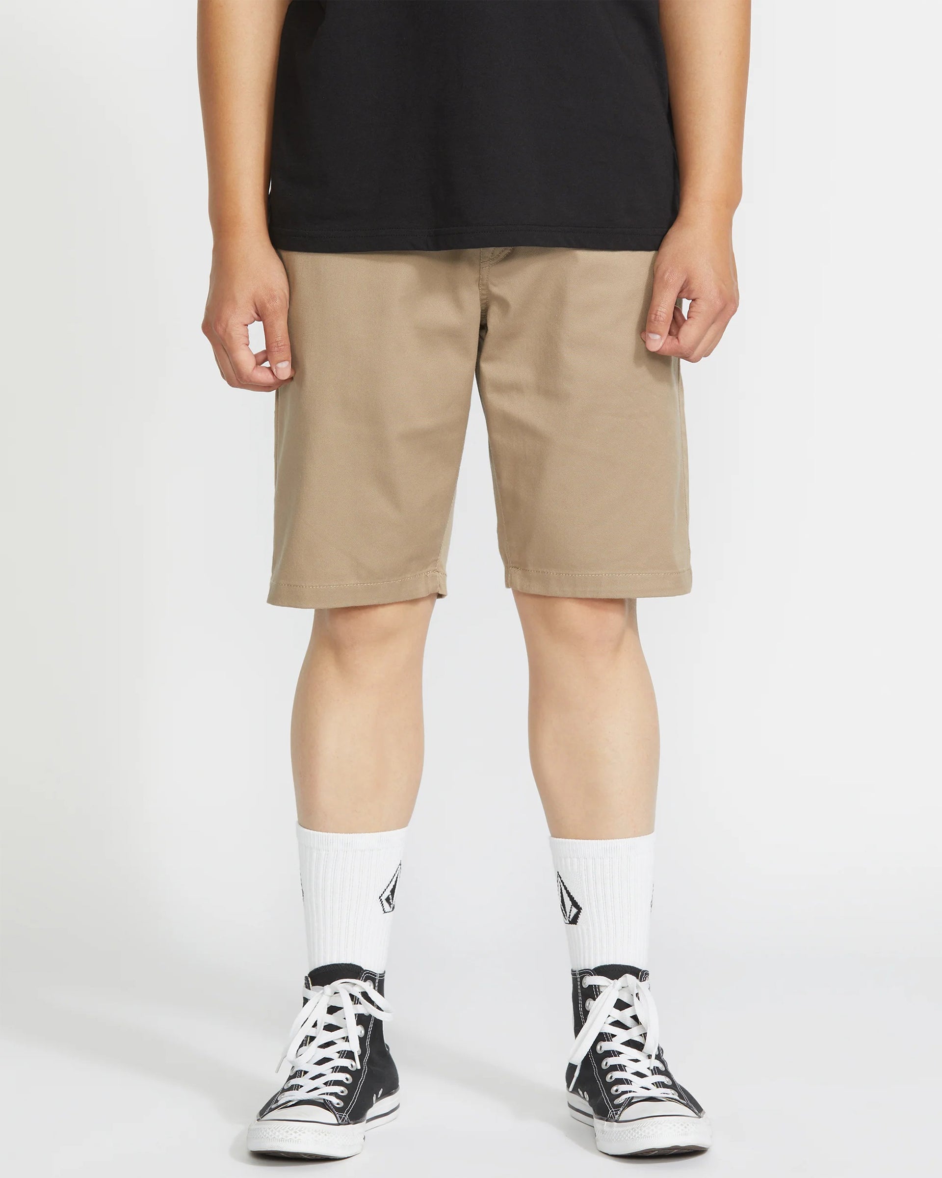 Volcom Frickin Modern Stretch Shorts - Khaki - $60.00 at Jack's Surfboards