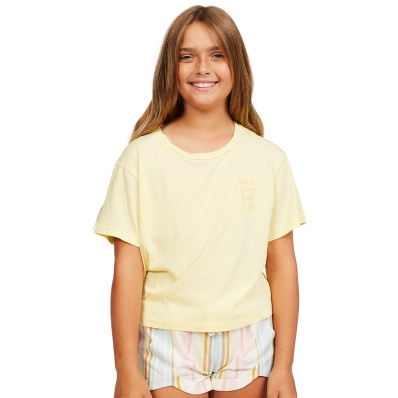 Billabong Girl's (2-7) Here Comes the Sun S/S Tee - $13.27 at Jack's Surfboards